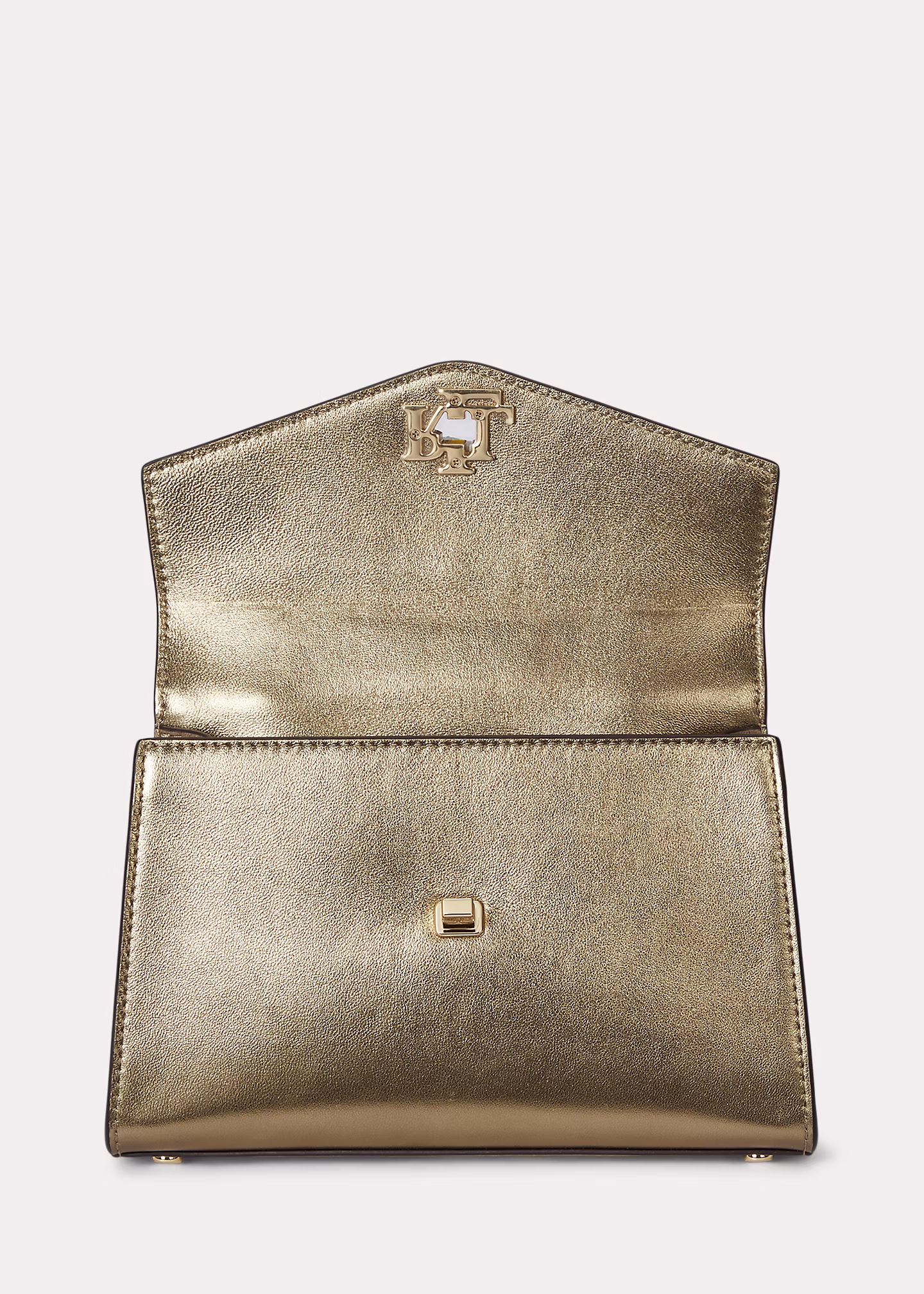 Umhängetasche Farrah aus Metallic-Leder - RALPH LAUREN OUTLET