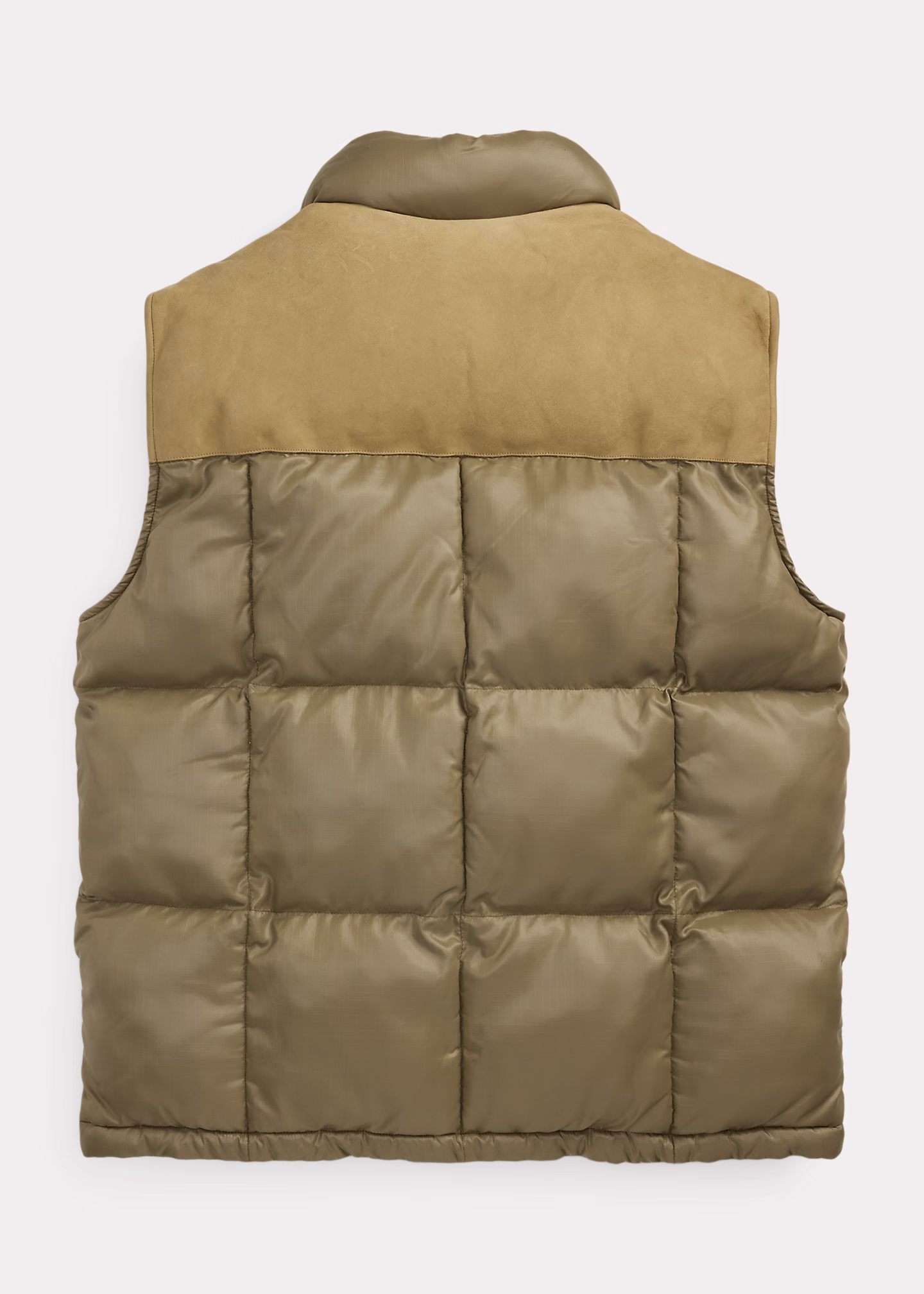 Ripstop-Steppweste mit Lederpasse - RALPH LAUREN OUTLET