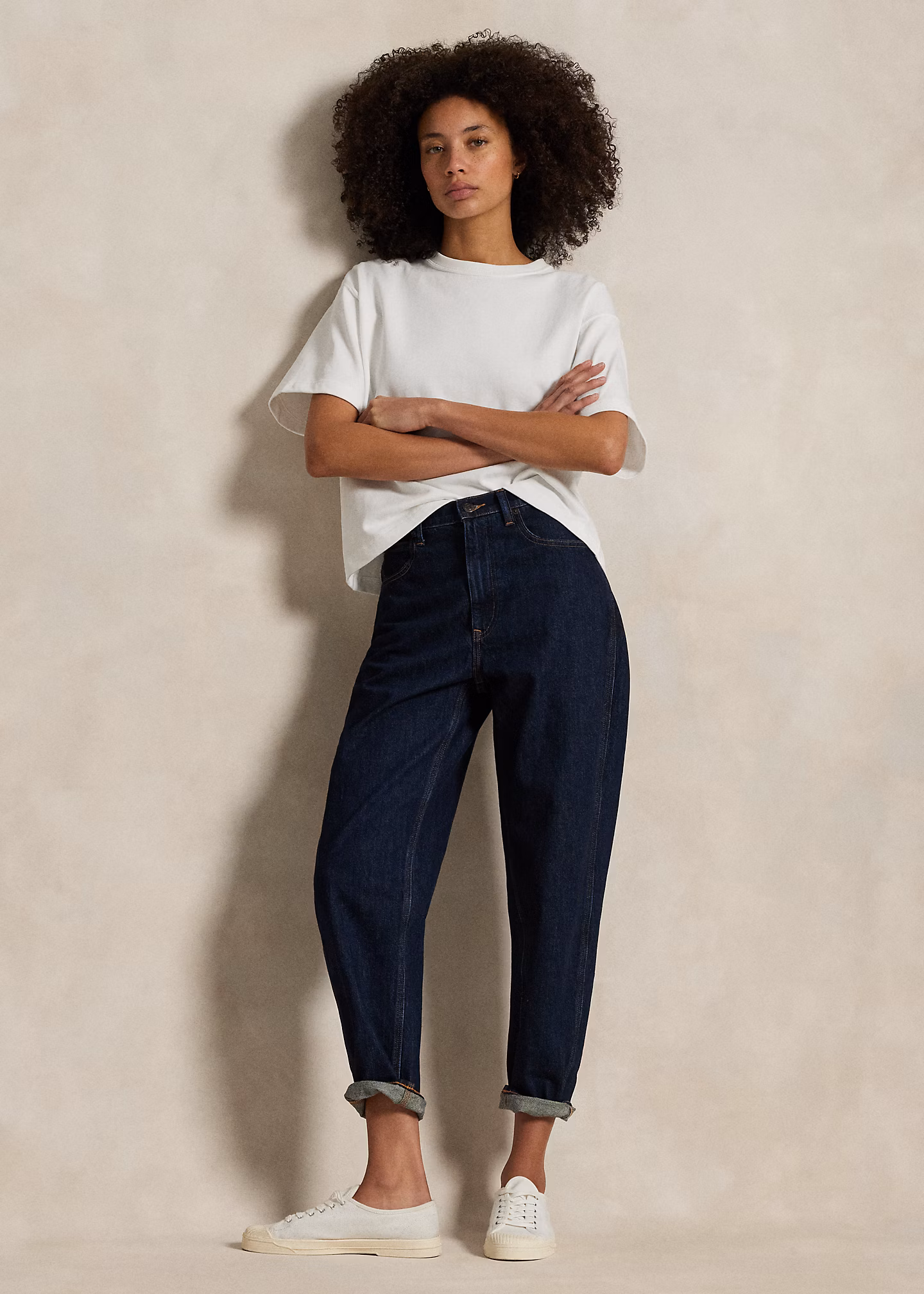 Curved-Tapered-Fit Jeans - RALPH LAUREN OUTLET