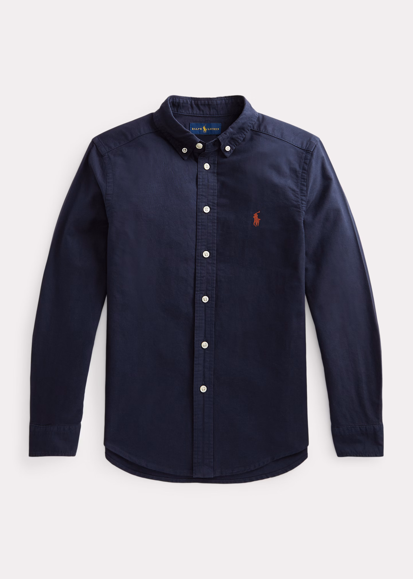 Gefärbtes Hemd aus Baumwolloxford - RALPH LAUREN OUTLET