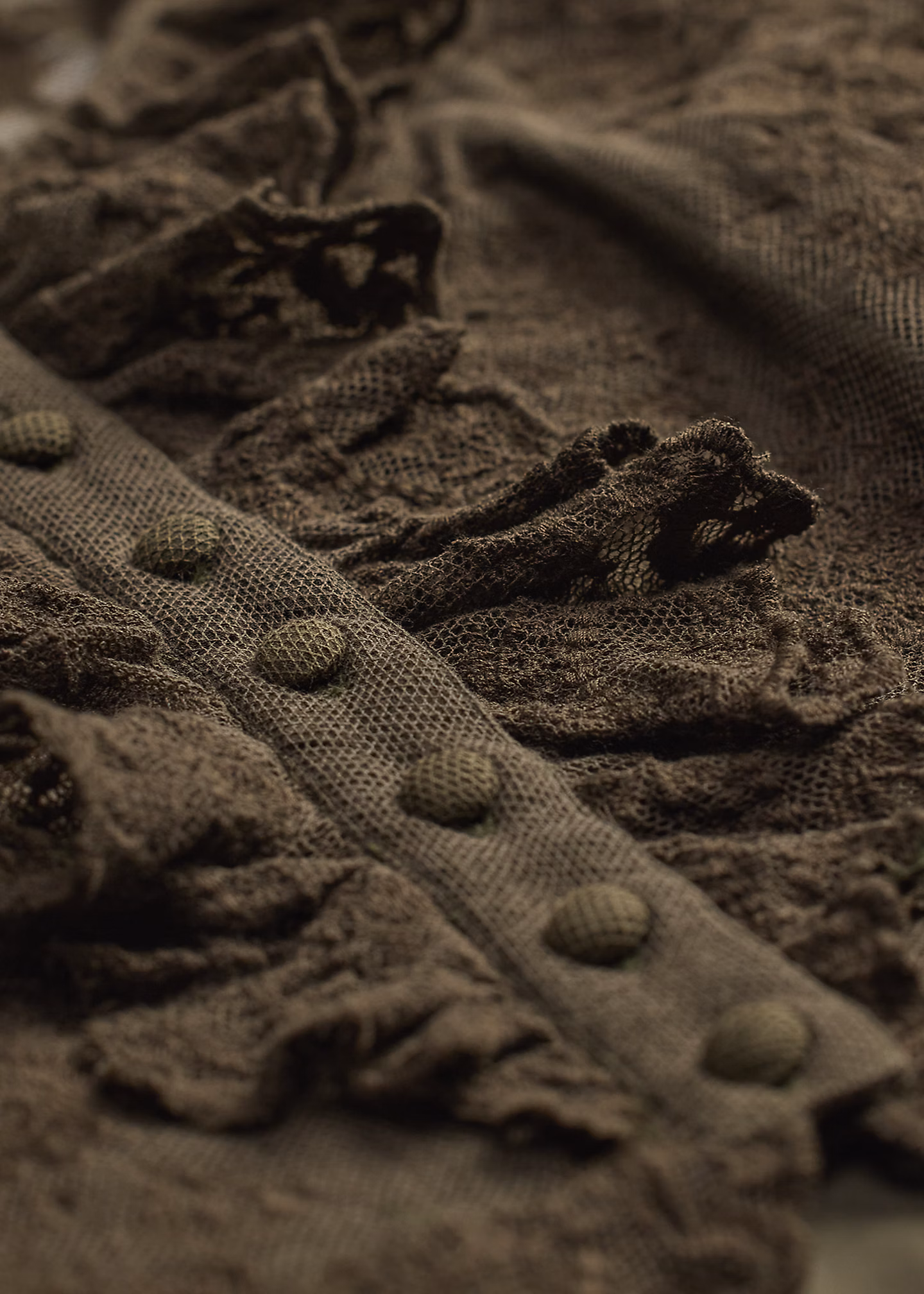 Bestickte Spitzenbluse mit Rüschenbesatz - RALPH LAUREN OUTLET