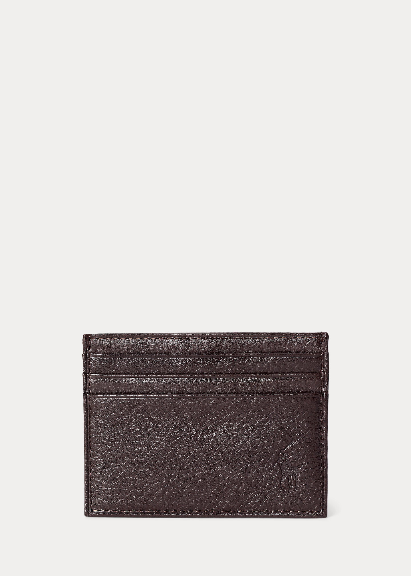 Kartenetui aus Narbenleder - RALPH LAUREN OUTLET