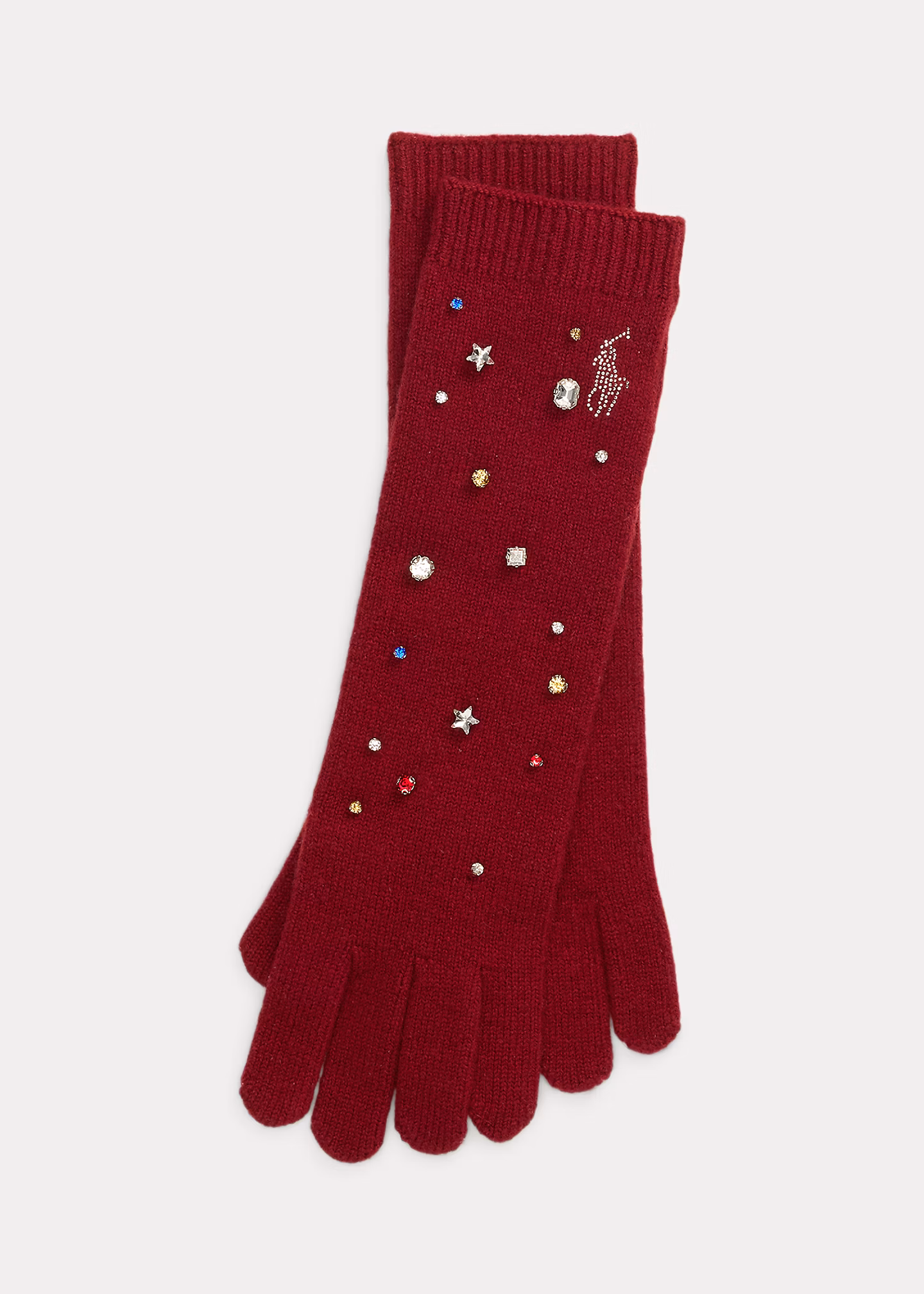 Geschmückte Wolle-Kaschmirhandschuhe - RALPH LAUREN OUTLET