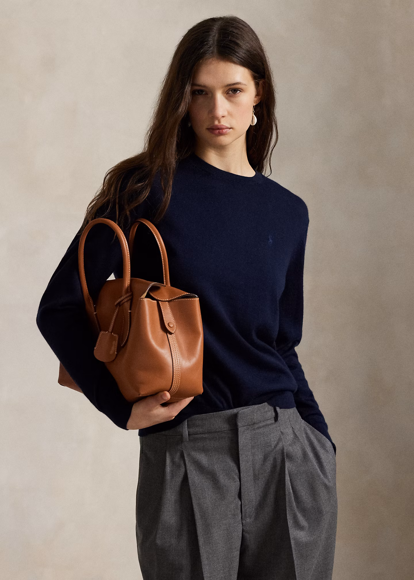 Wollpullover mit Rundhalsausschnitt - RALPH LAUREN OUTLET