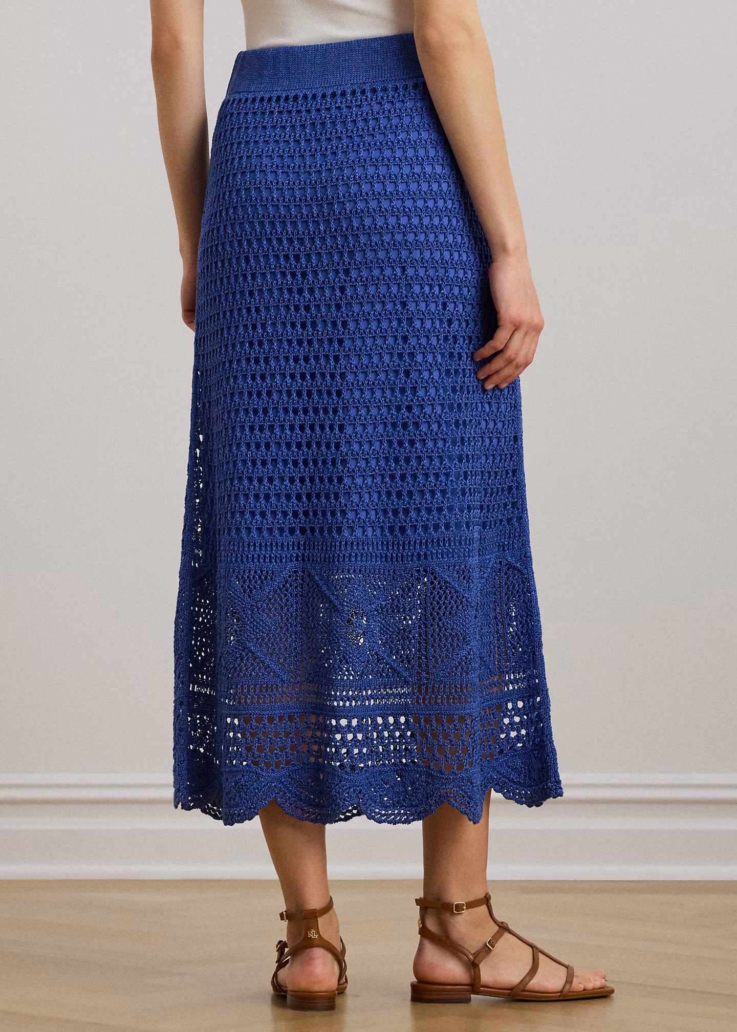 Strickrock mit Lochmuster - RALPH LAUREN OUTLET