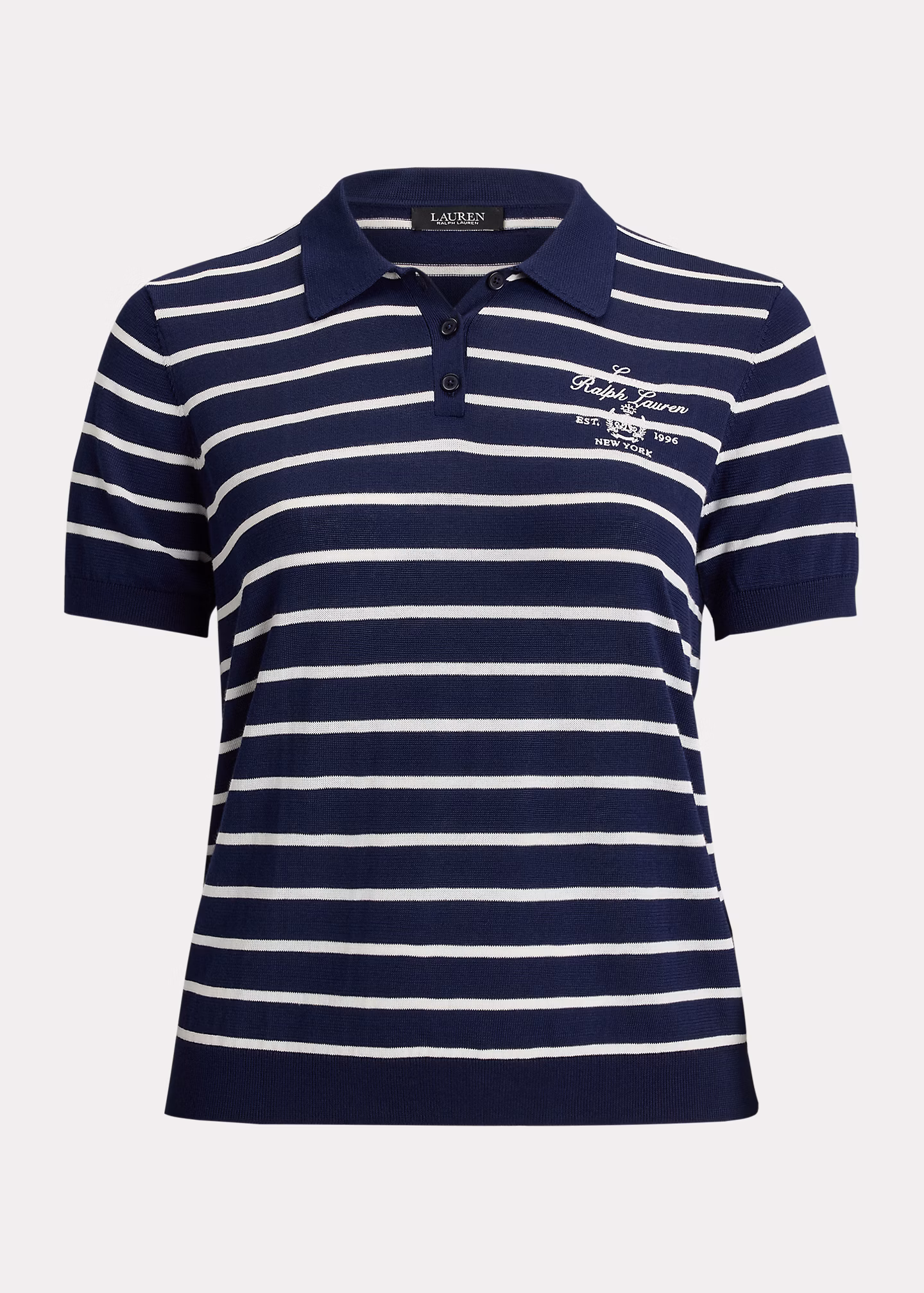 Gestreifter Polo-Pullover mit Baumwolle - RALPH LAUREN OUTLET