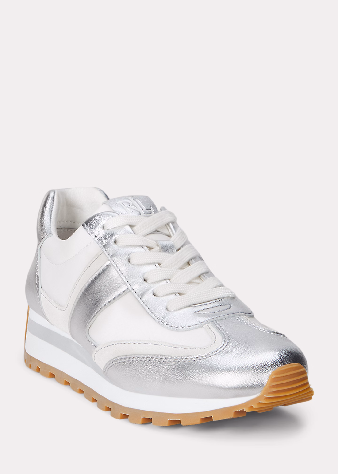 Sneaker Dani mit Metallic-Leder - RALPH LAUREN OUTLET