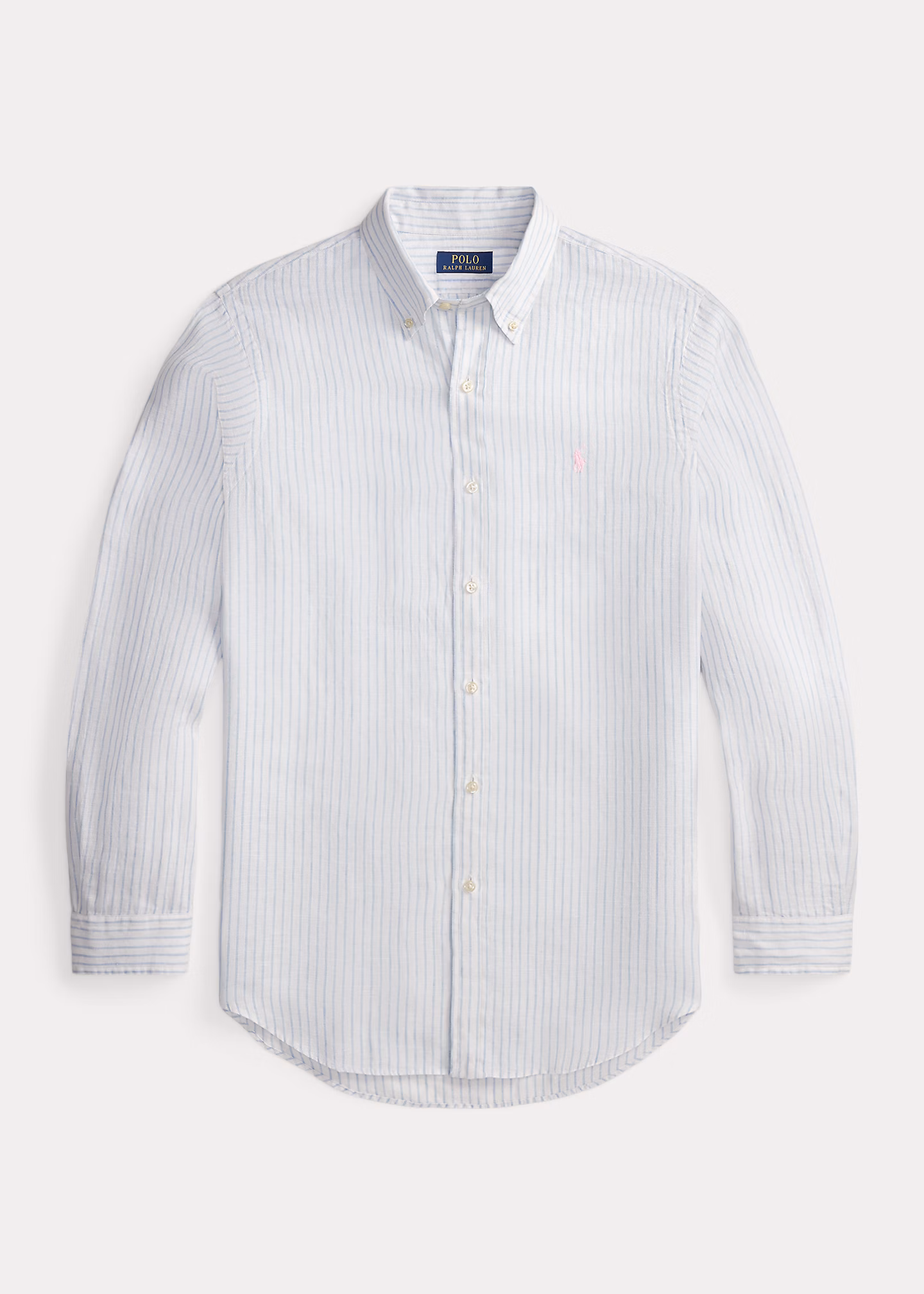 Gestreiftes Slim-Fit Leinenhemd - RALPH LAUREN OUTLET