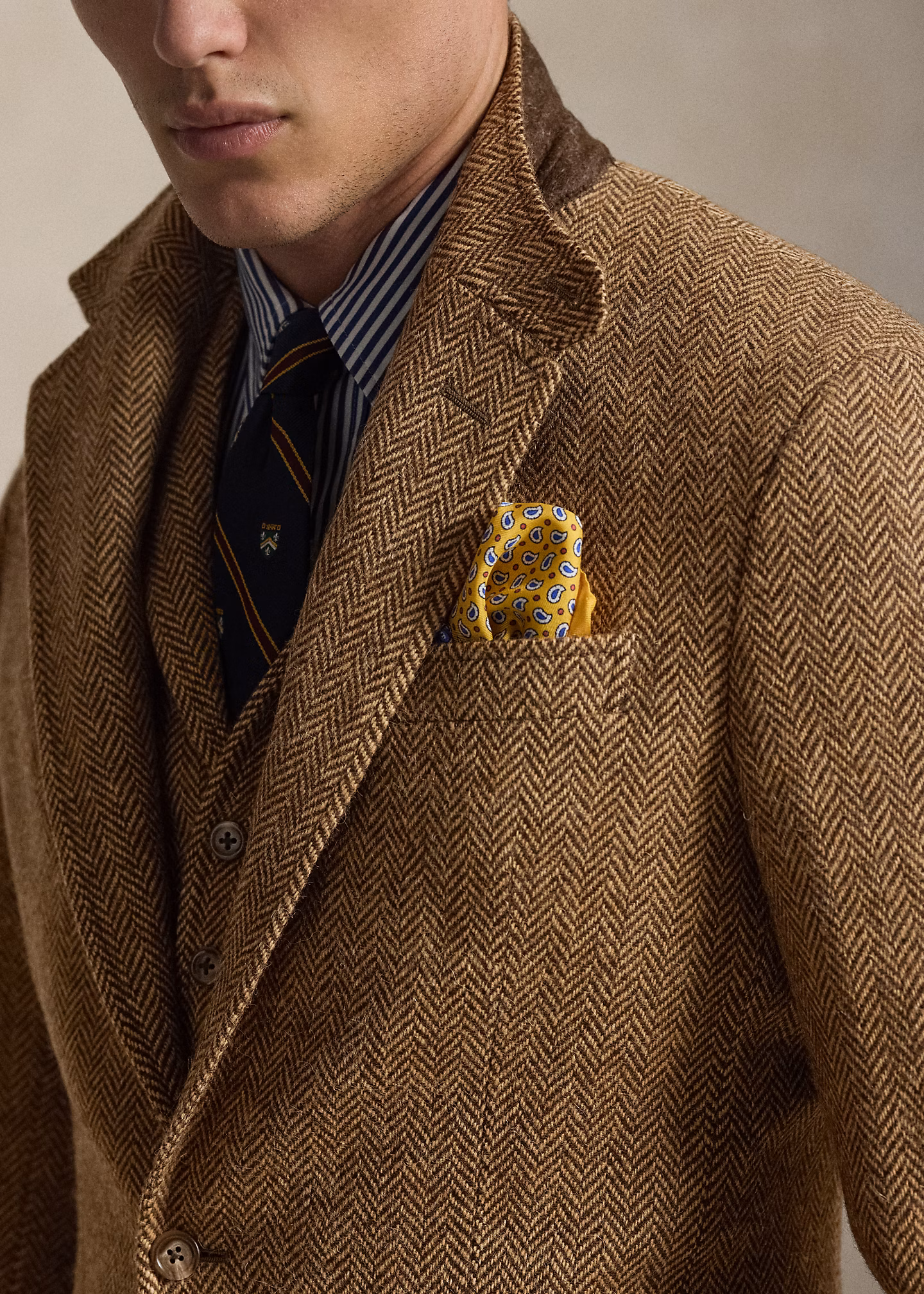 Die Tweedjacke RL67 mit Fischgratmuster - RALPH LAUREN OUTLET