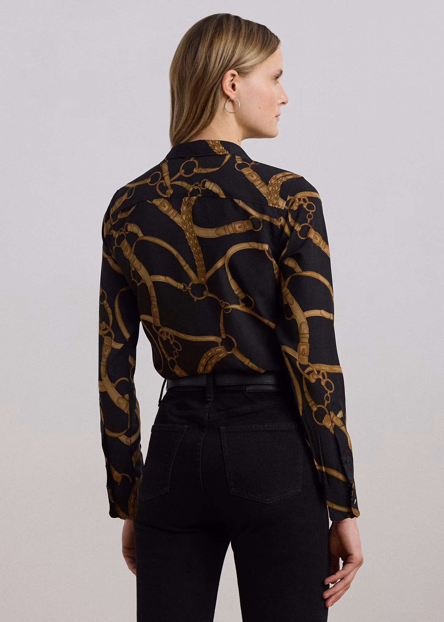 Classic-Fit Crêpe-Hemd mit Gürteldruck - RALPH LAUREN OUTLET