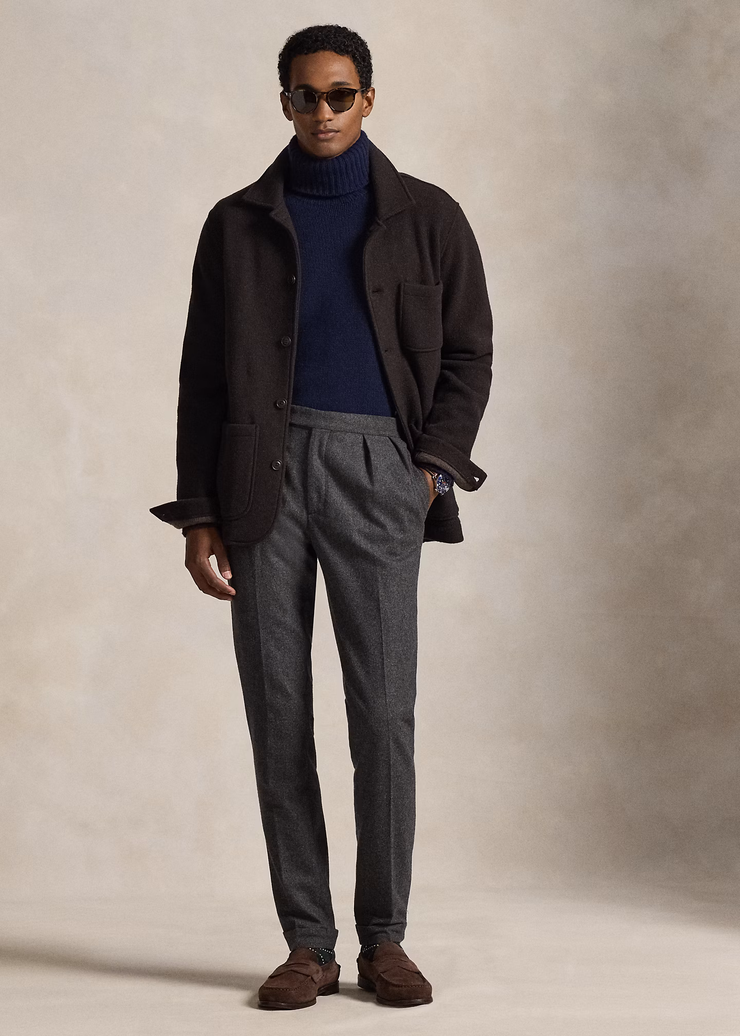 Utility-Hemdjacke aus Wollmischung - RALPH LAUREN OUTLET