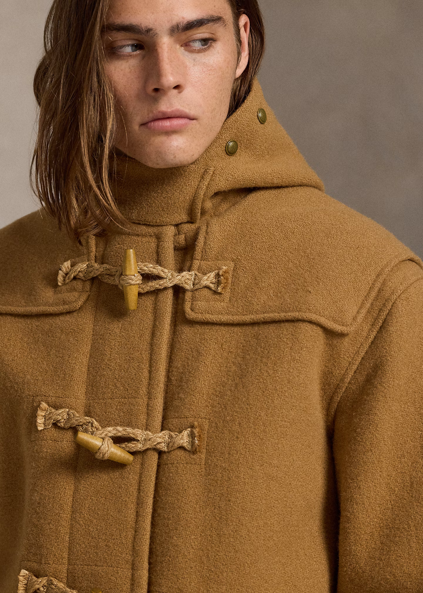 Wolltwill-Mantel mit Knebelverschlüssen - RALPH LAUREN OUTLET