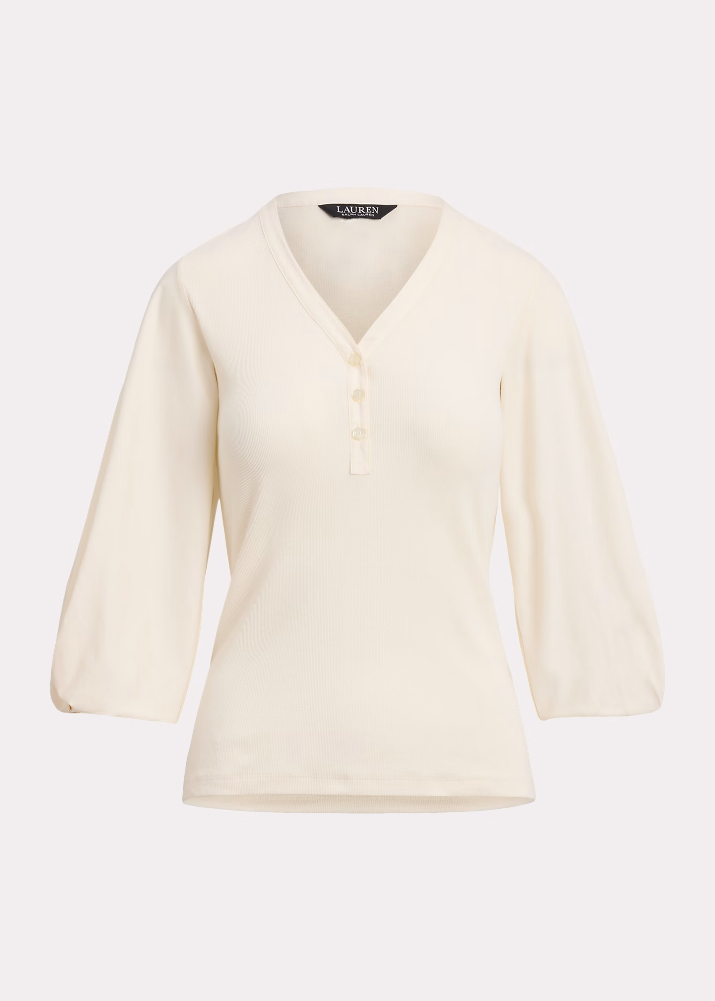 Henley-Oberteil mit Ballonärmeln - RALPH LAUREN OUTLET