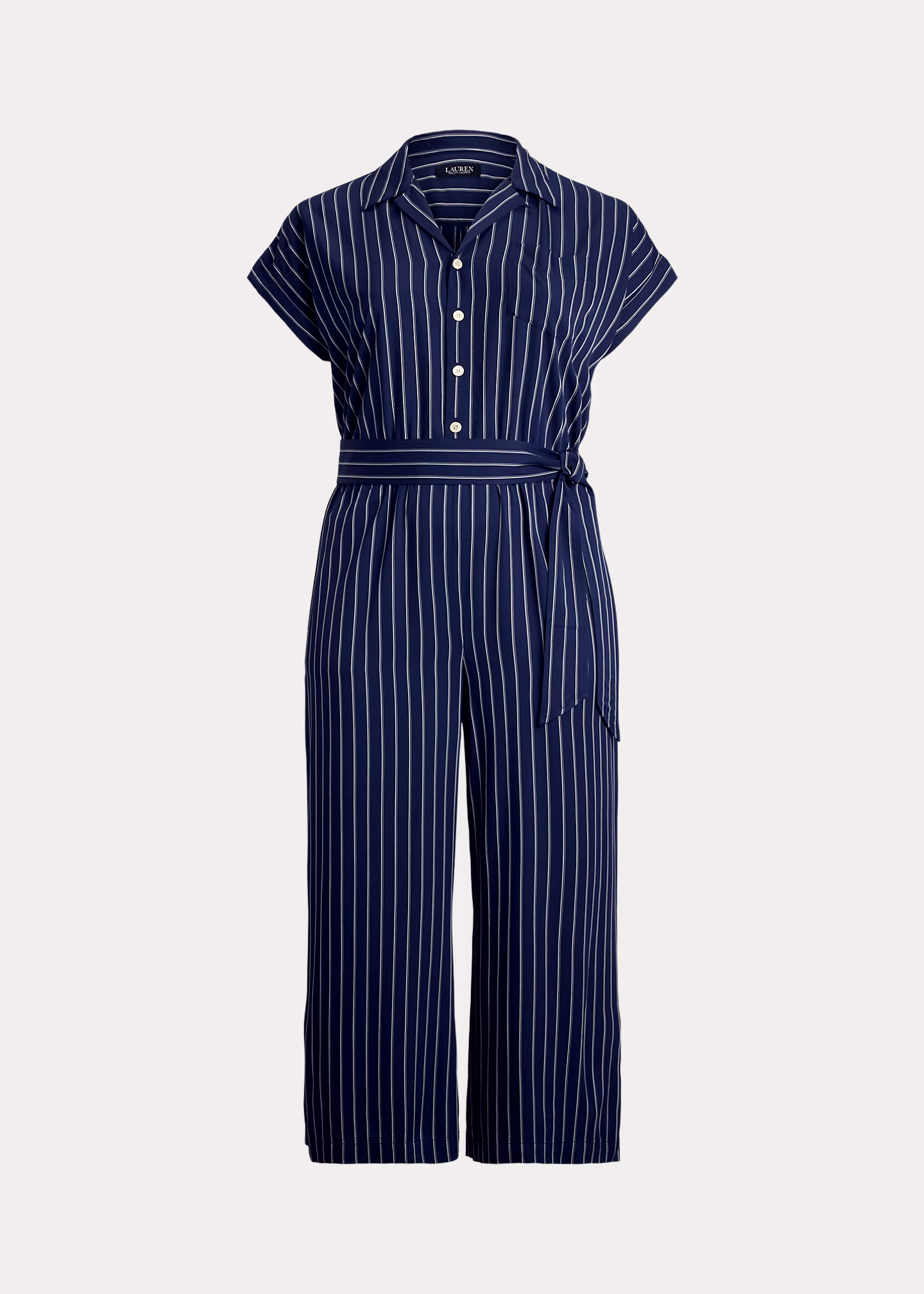 Gestreifter Jumpsuit mit weitem Bein - RALPH LAUREN OUTLET