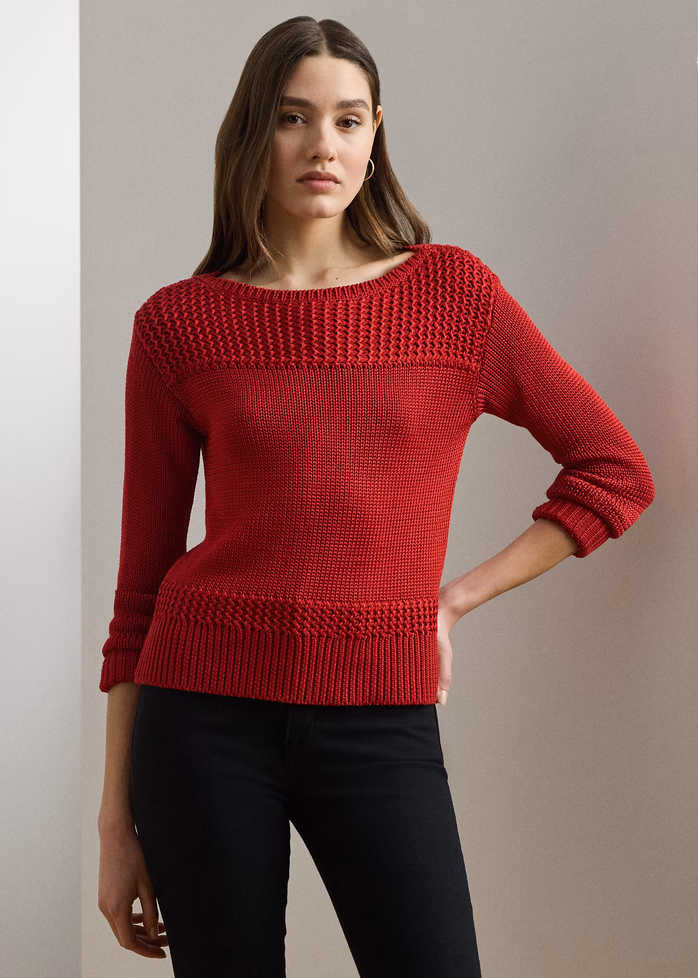 Pullover mit U-Boot-Ausschnitt - RALPH LAUREN OUTLET