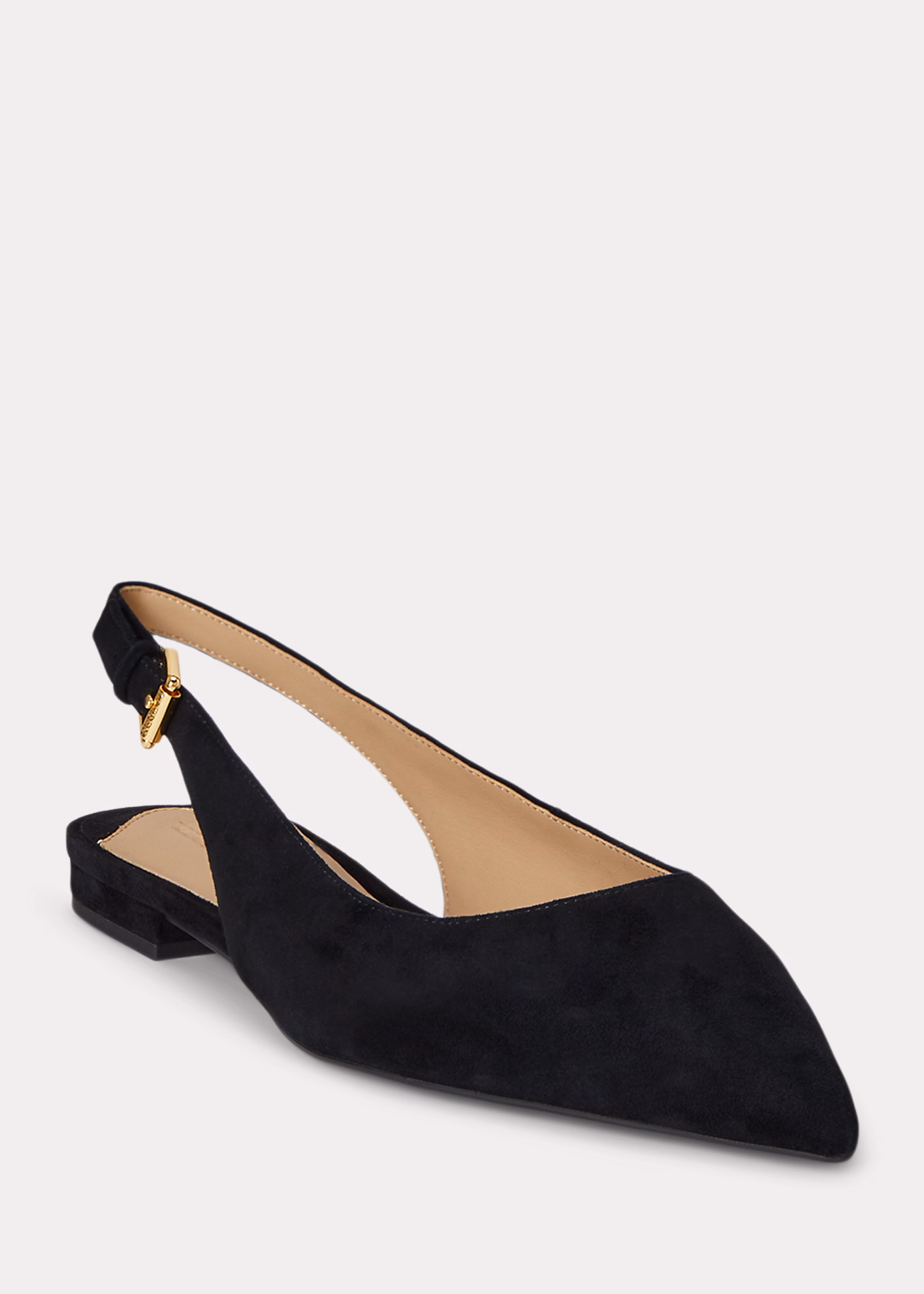 Wildleder-Ballerina Londyn mit Riemchen - RALPH LAUREN OUTLET