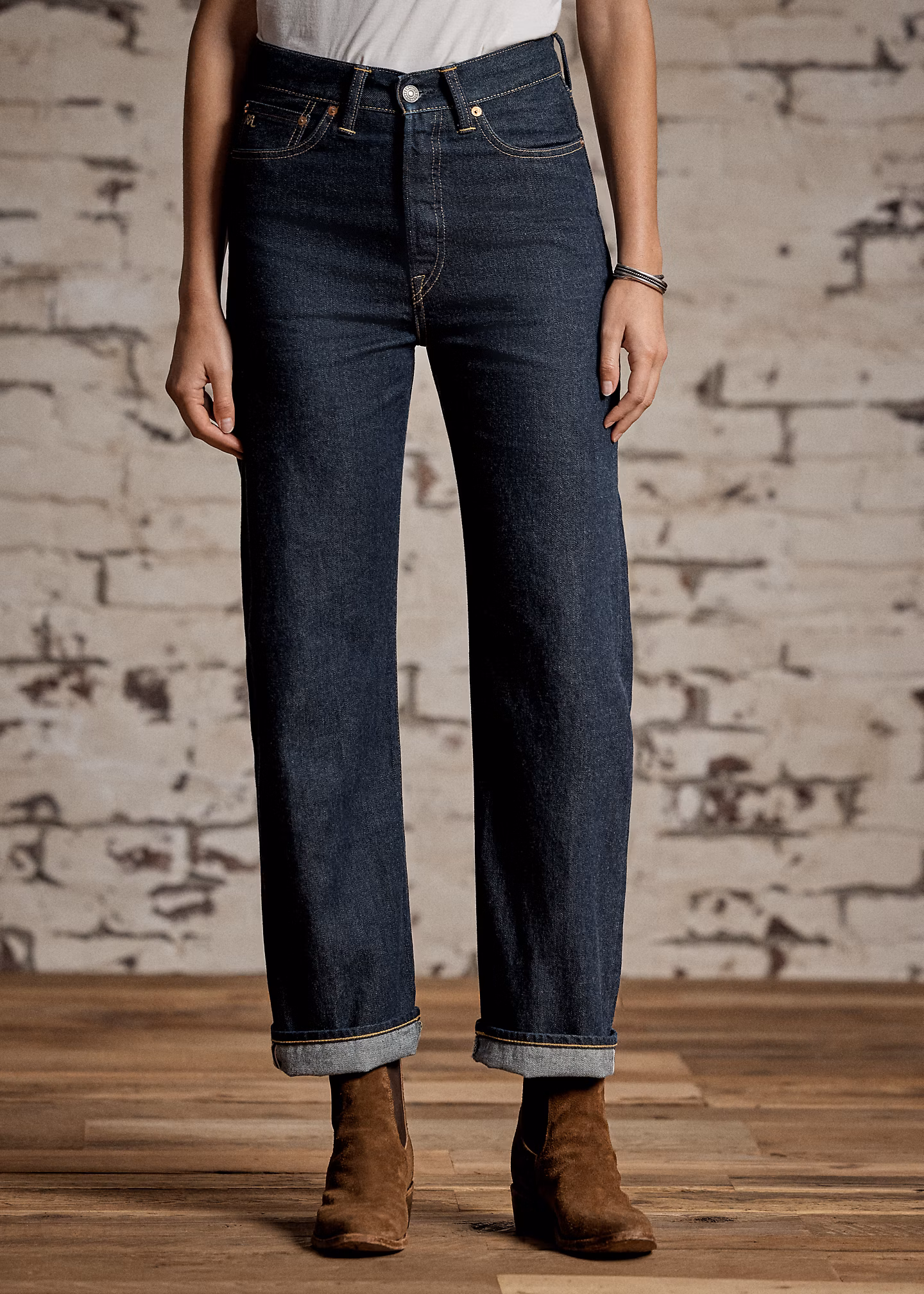 Straight-Fit Jeans mit Waschung - RALPH LAUREN OUTLET