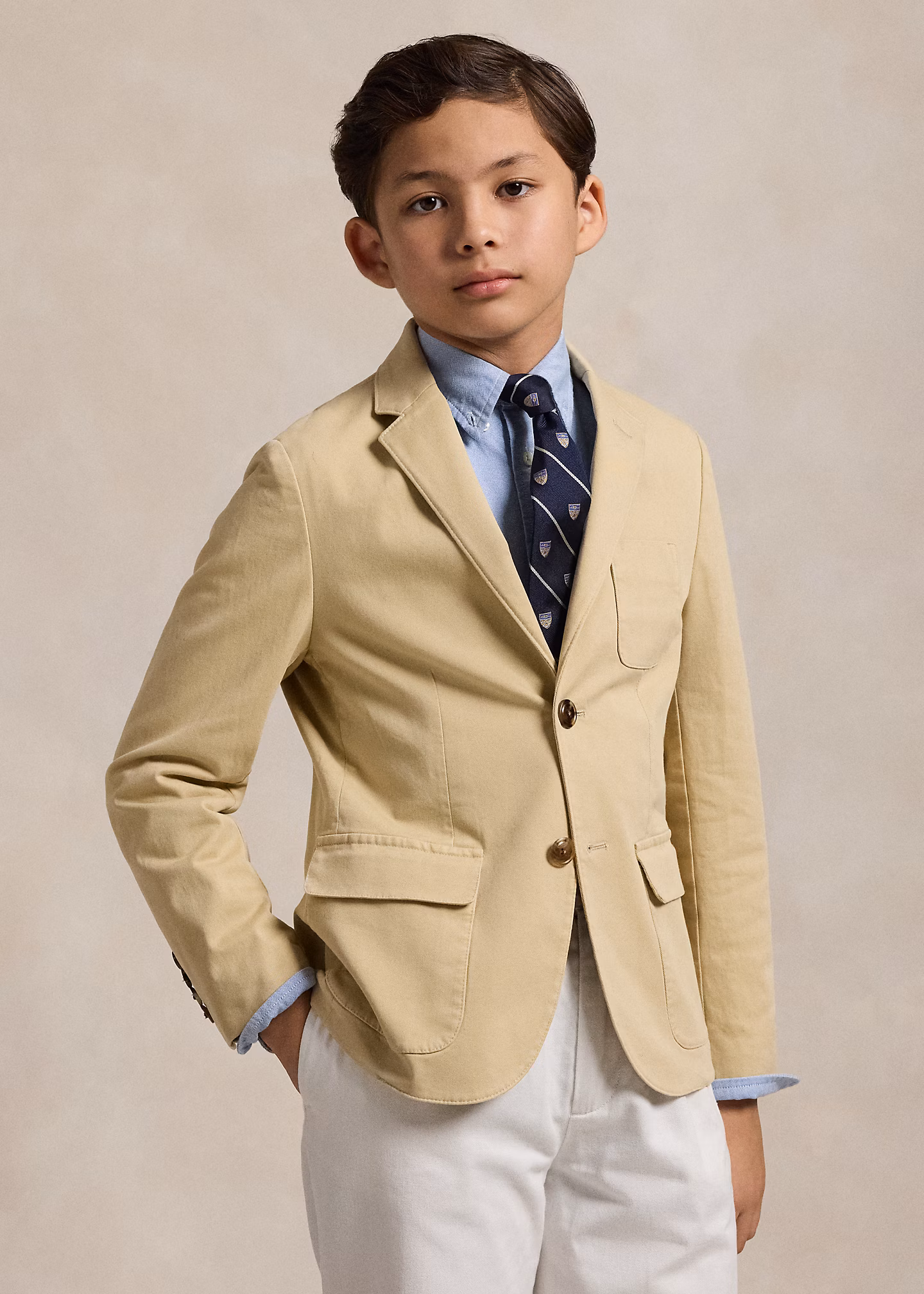 Anzugjacke aus Stretch-Chino - RALPH LAUREN OUTLET