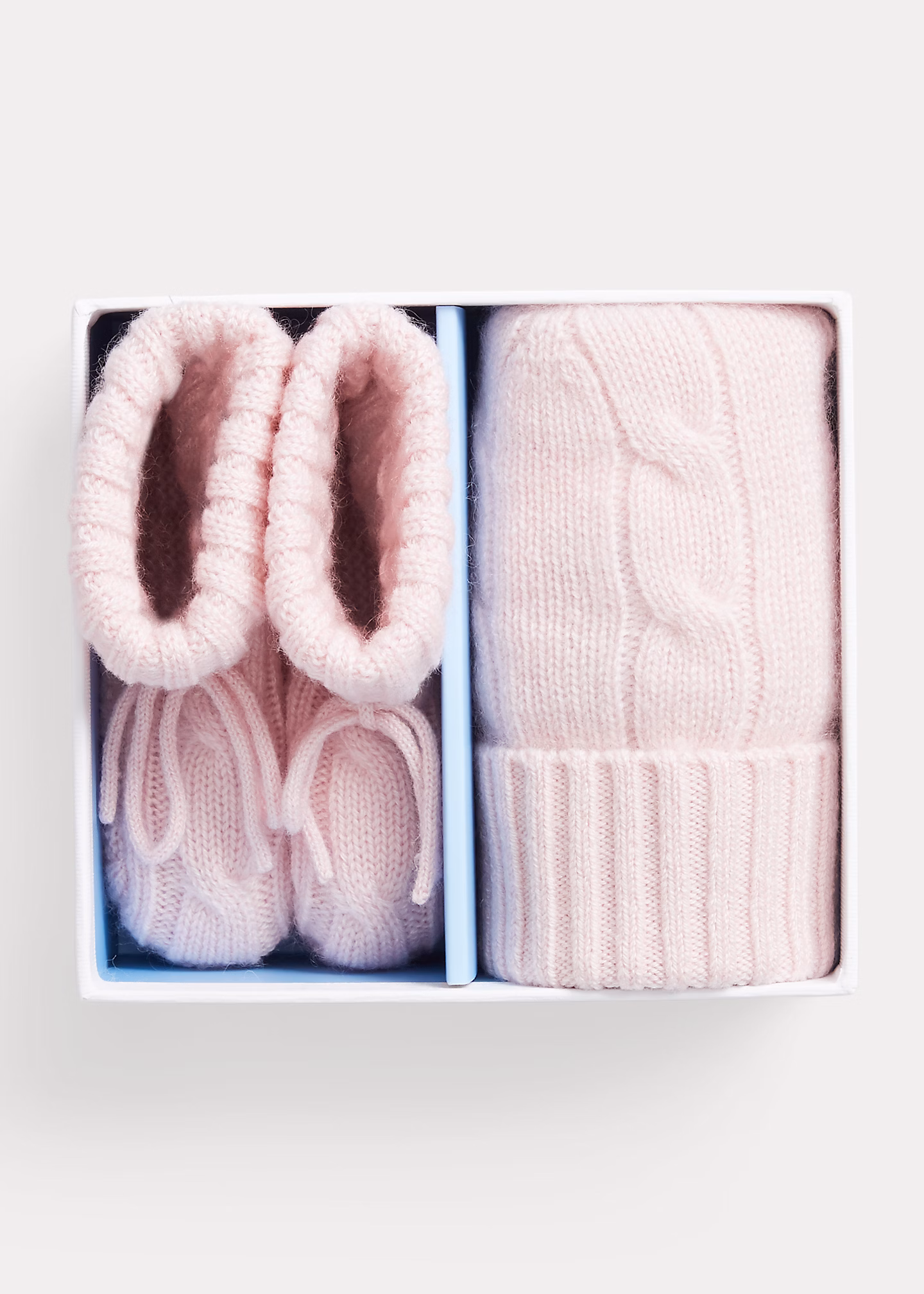 Kaschmirmütze und Babyschuhe im Set - RALPH LAUREN OUTLET