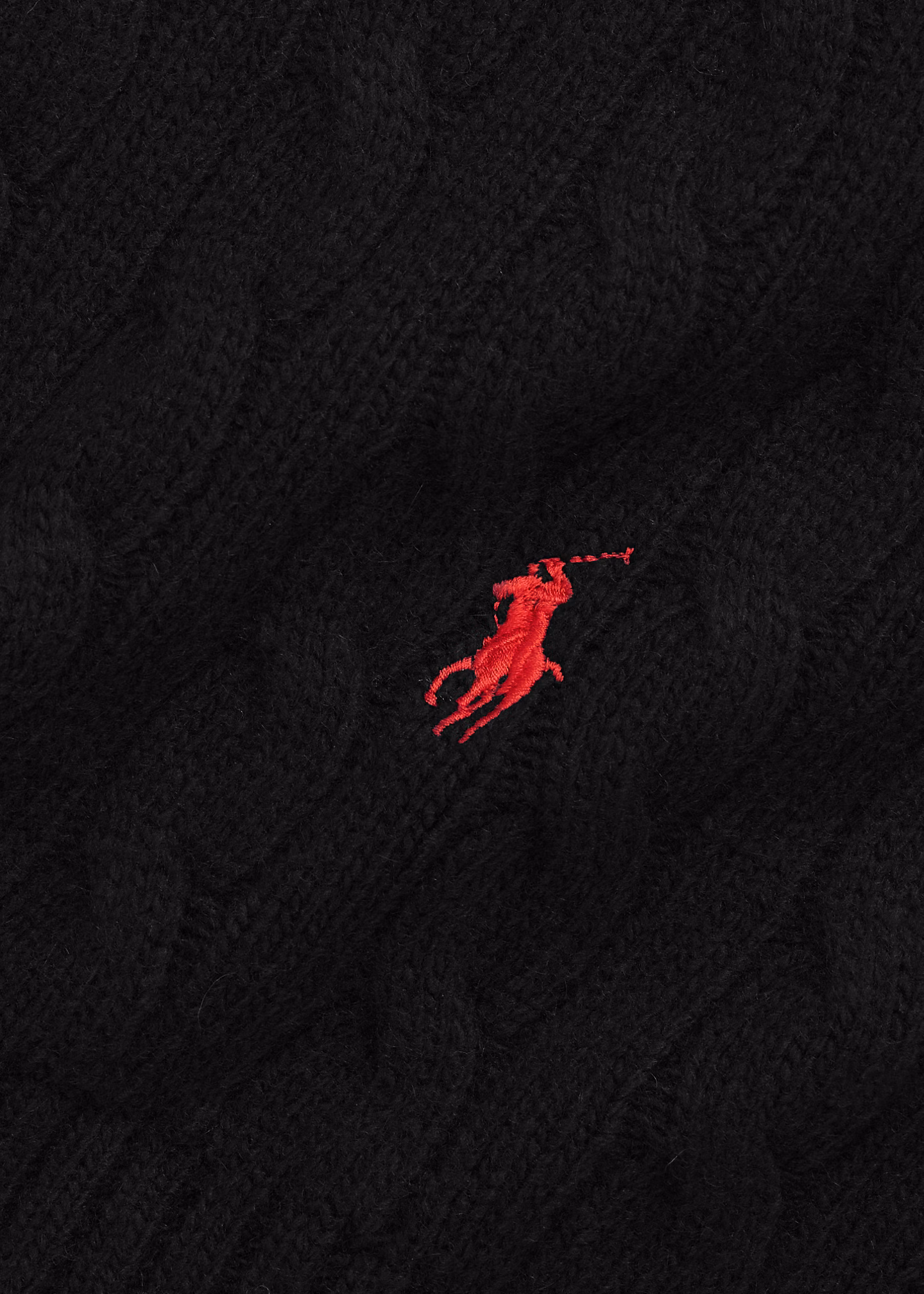 Zopfmuster-Schal aus Wollmischung - RALPH LAUREN OUTLET