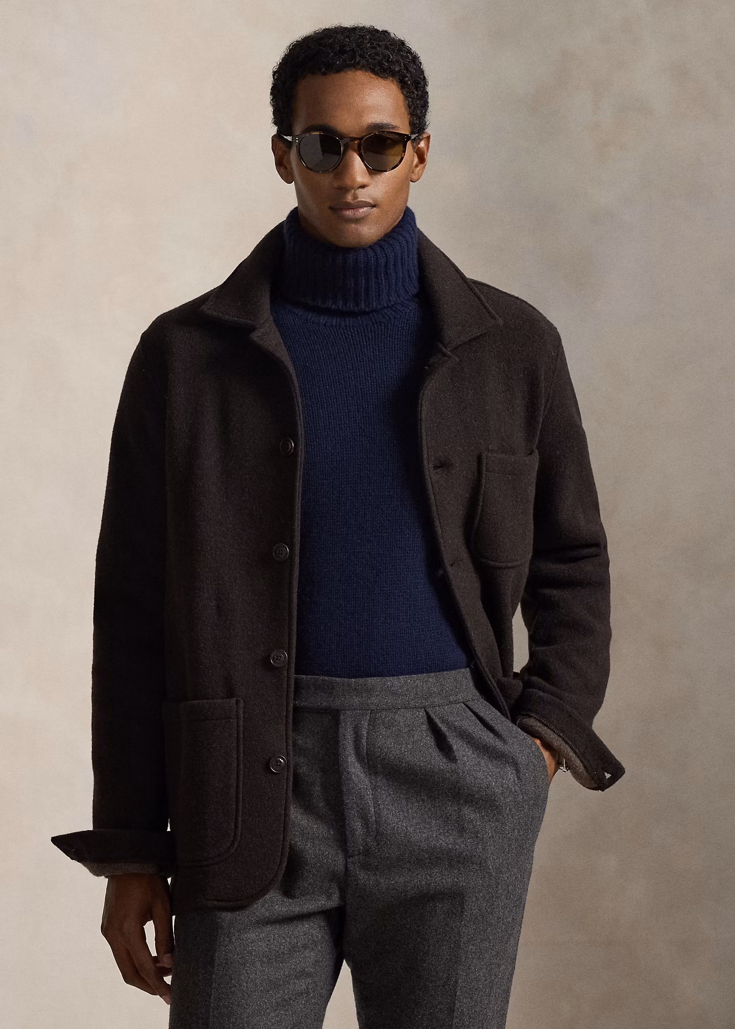 Utility-Hemdjacke aus Wollmischung - RALPH LAUREN OUTLET