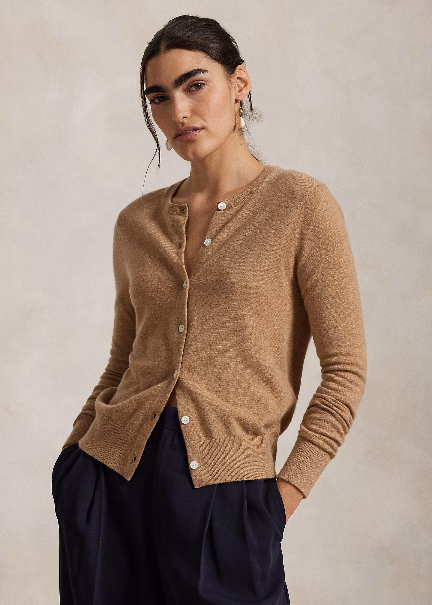 Rundhals-Cardigan aus Kaschmir - RALPH LAUREN OUTLET
