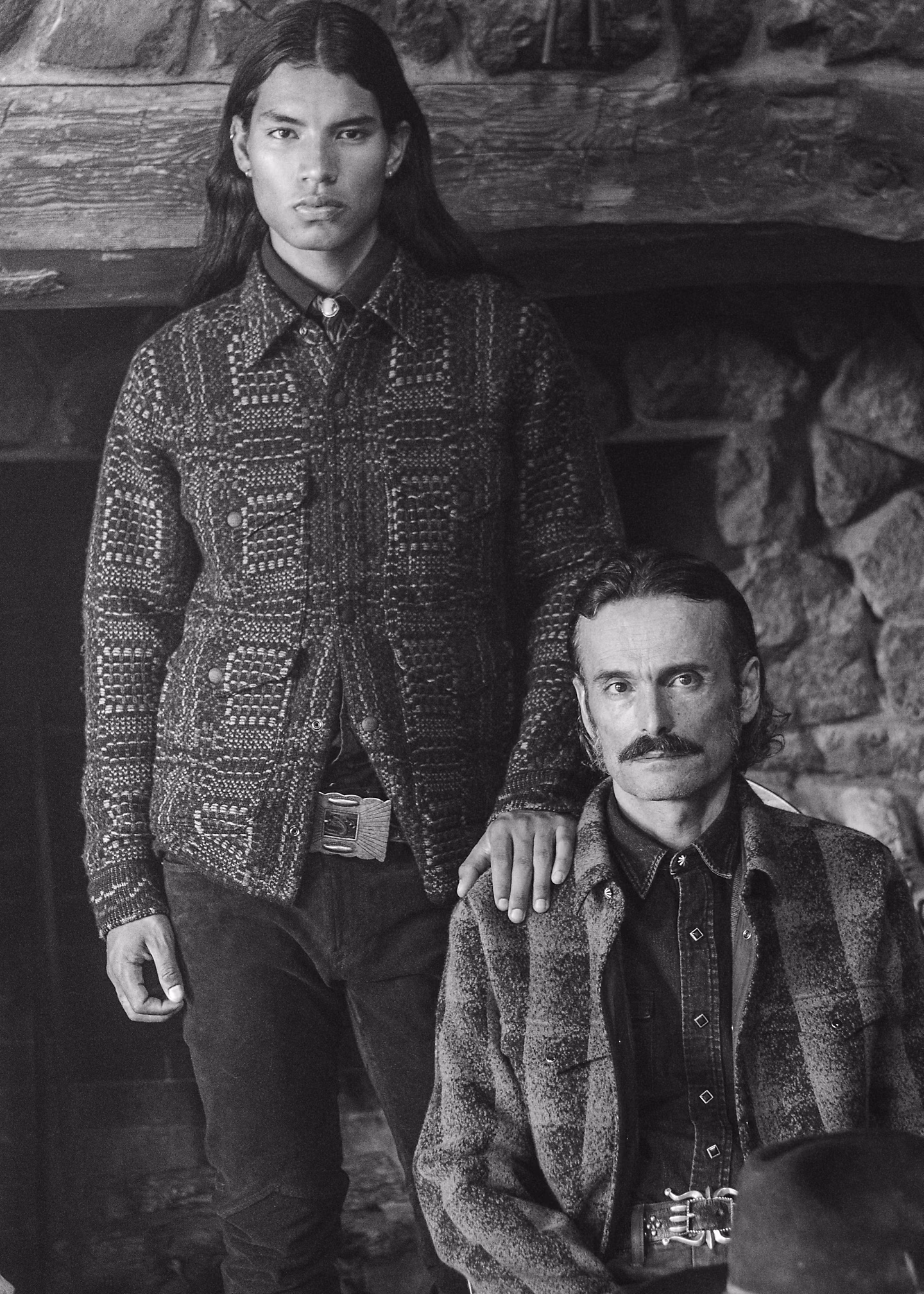 Western-Hemdjacken-Pullover mit Kaschmir - RALPH LAUREN OUTLET