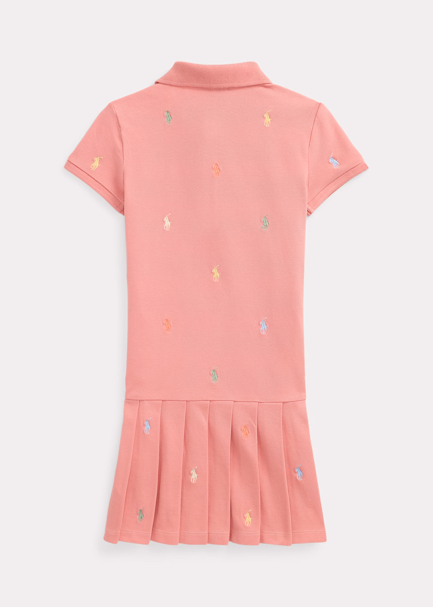 Stretchpiqué-Polokleid mit Polo Pony - RALPH LAUREN OUTLET