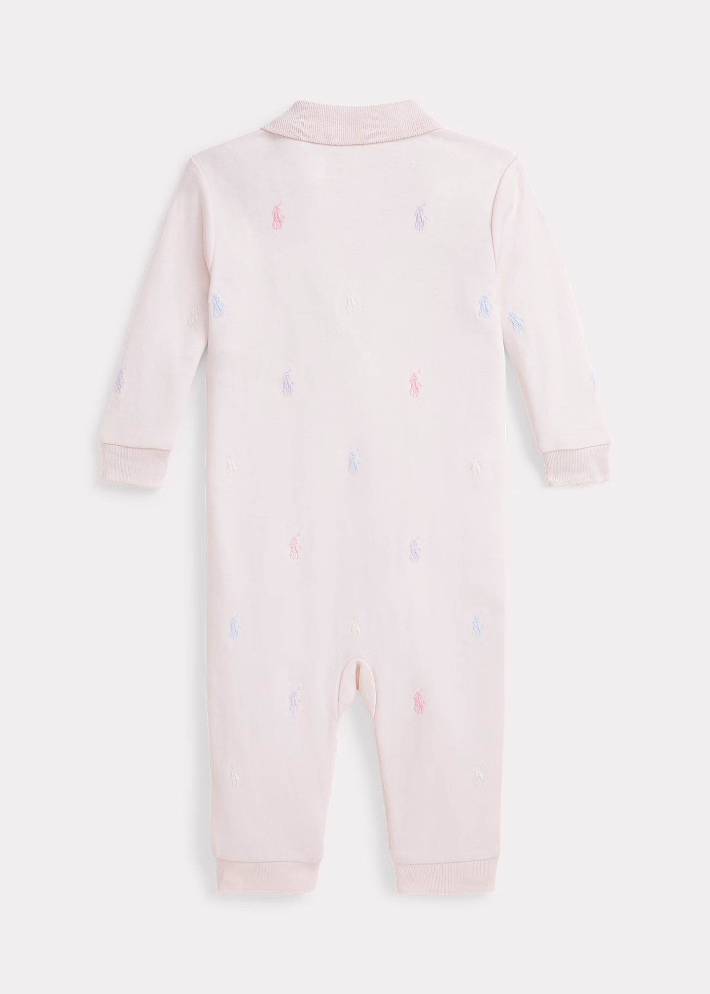 Weicher Baumwollstrampler mit Polo Pony - RALPH LAUREN OUTLET