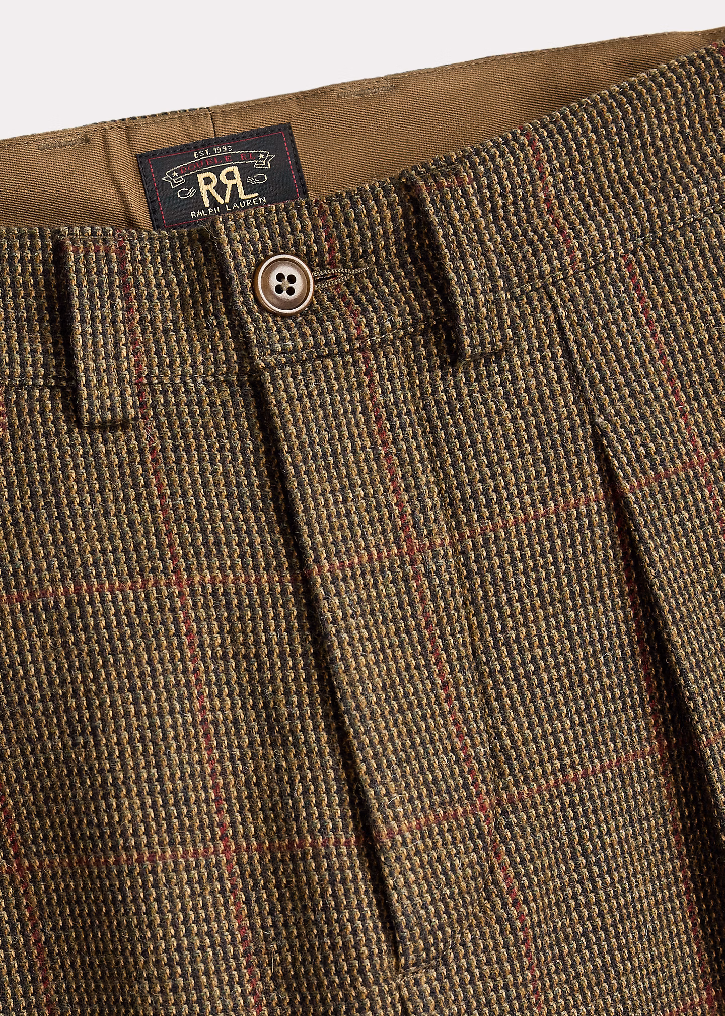 Tweedhose mit Windowpane-Karo - RALPH LAUREN OUTLET