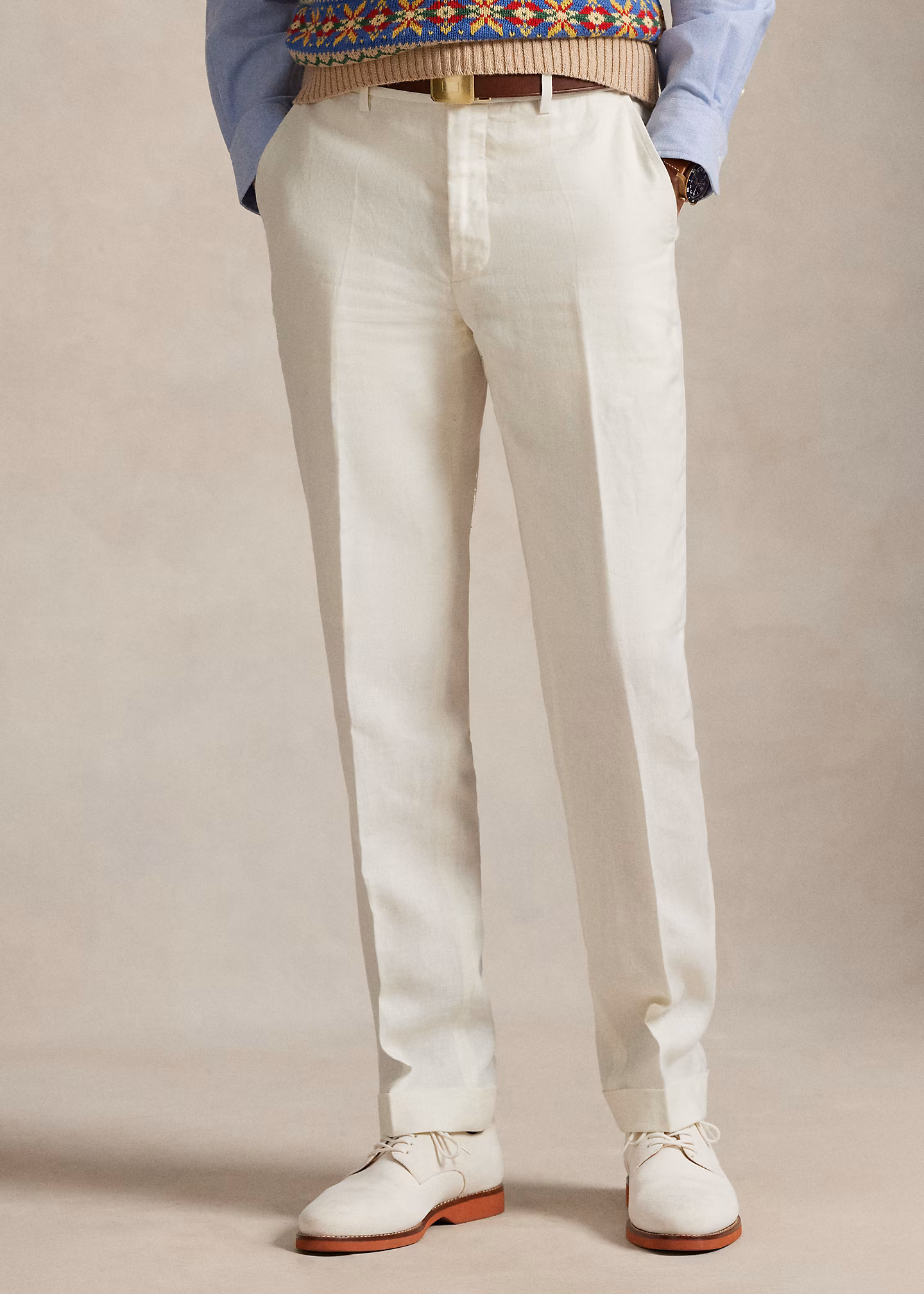 Anzughose aus Leinen | Ralph Lauren Outlet - RALPH LAUREN OUTLET