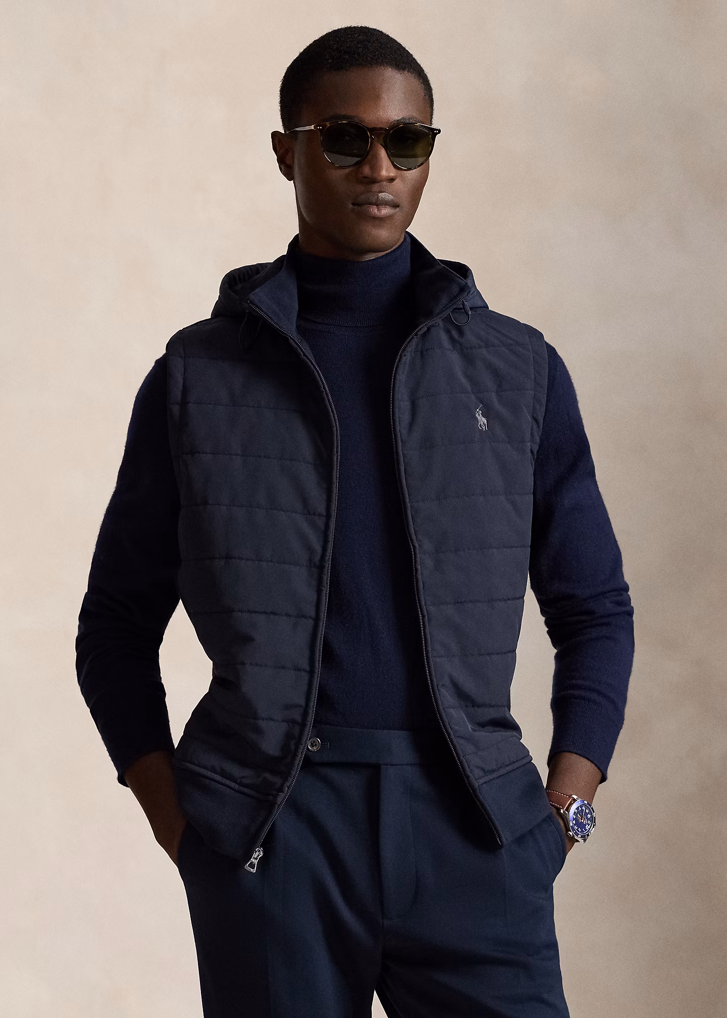 Hybrid-Weste mit Kapuze - RALPH LAUREN OUTLET