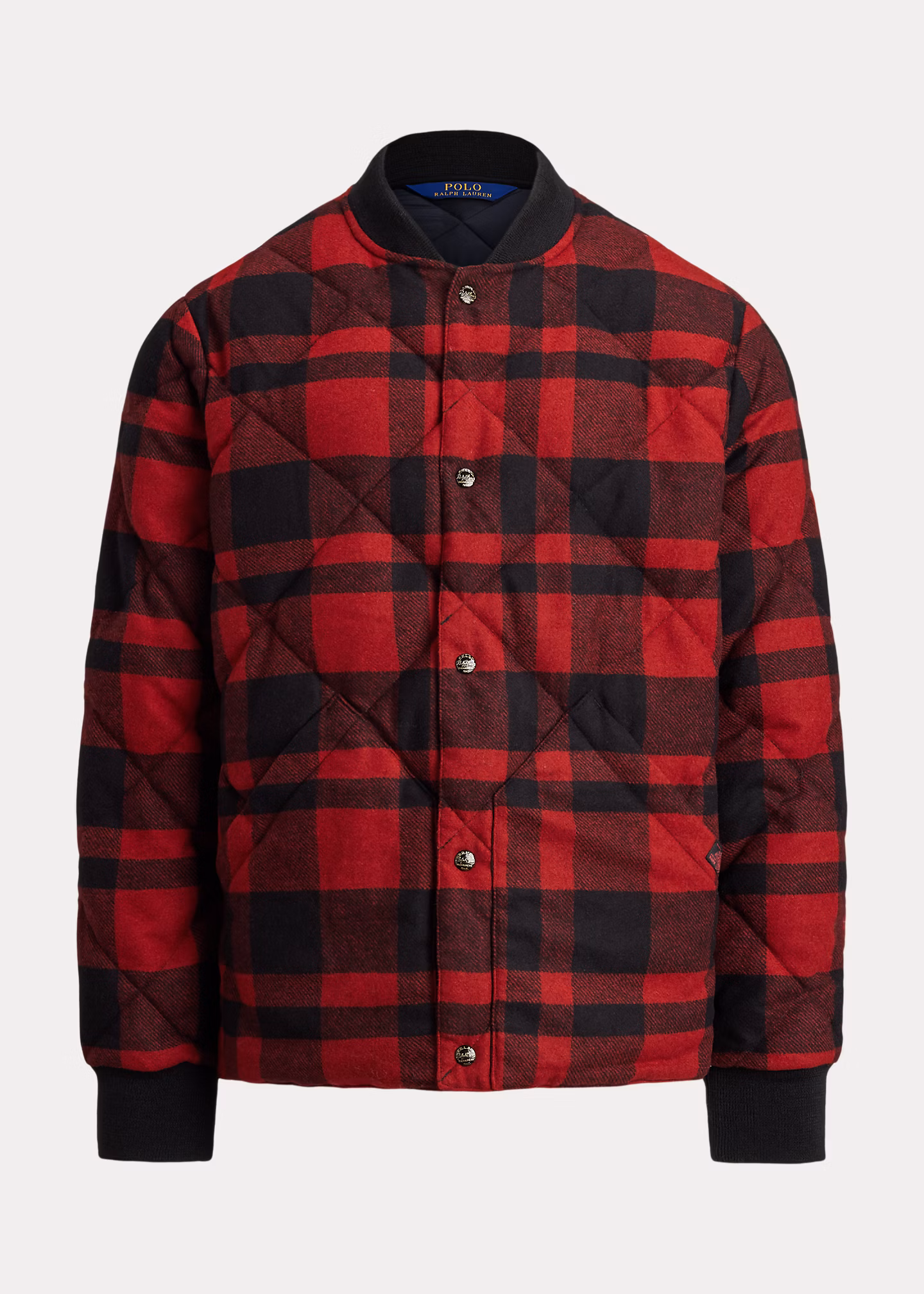 Buffalo-Karo-Jacke aus Wollmischung - RALPH LAUREN OUTLET