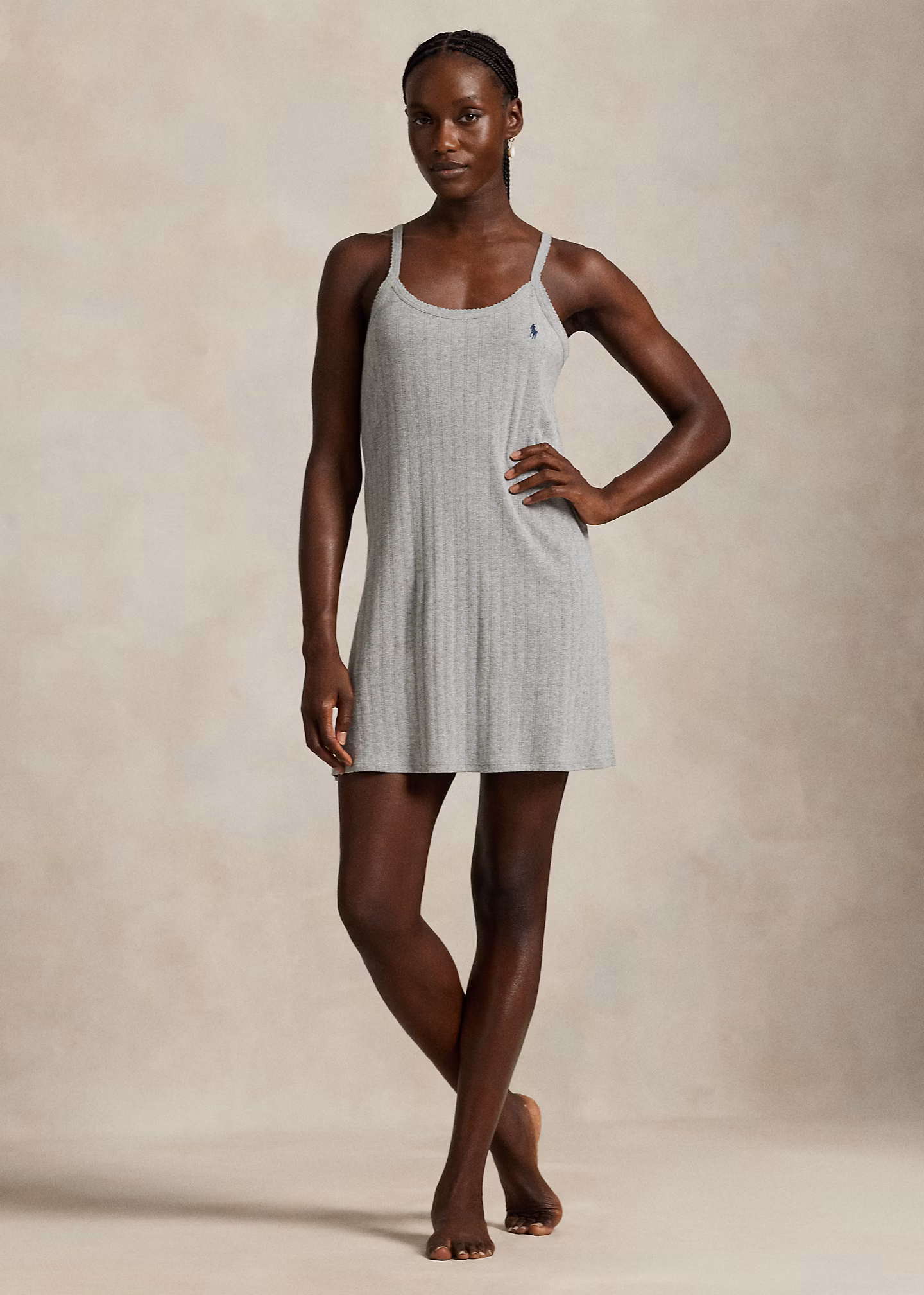 Ärmelloses Nachthemd mit Lochmuster - RALPH LAUREN OUTLET