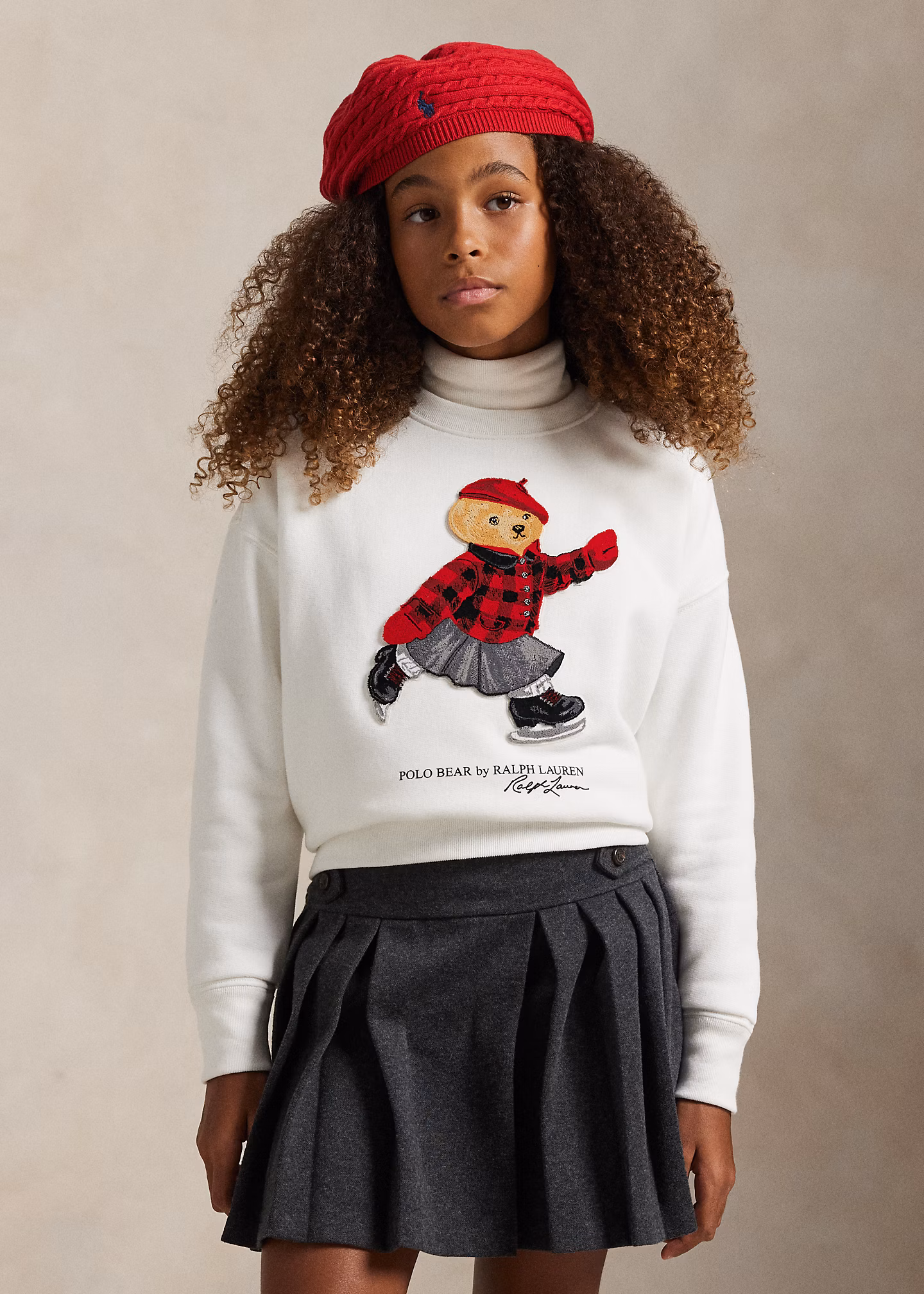 Kastenförmiges Sweatshirt mit Polo Bear - RALPH LAUREN OUTLET
