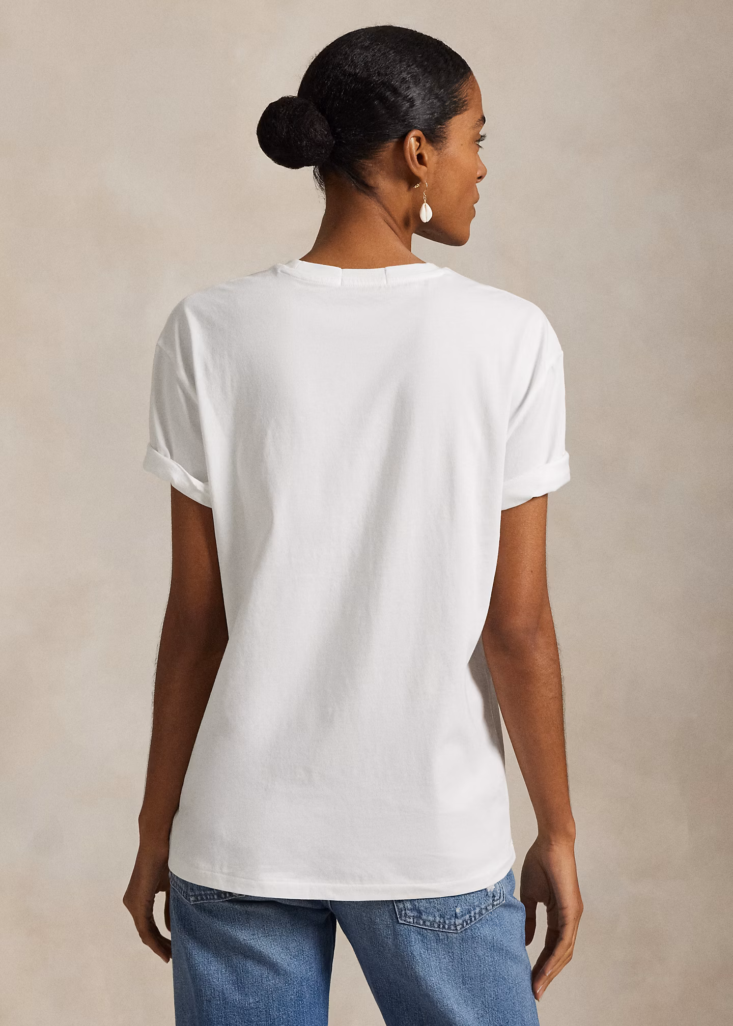 Classic-Fit Jersey-T-Shirt mit Logo - RALPH LAUREN OUTLET