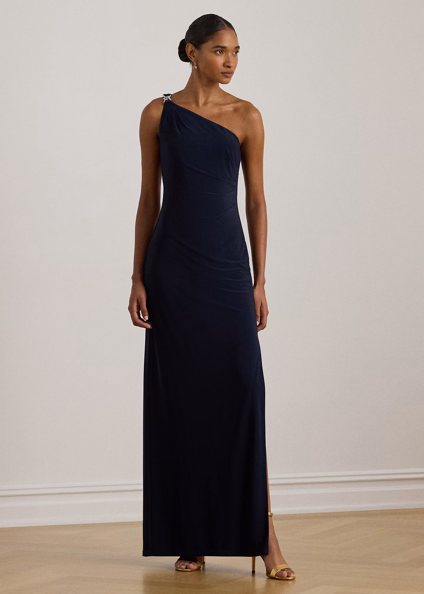 Einschultriges Kleid aus Jersey - RALPH LAUREN OUTLET