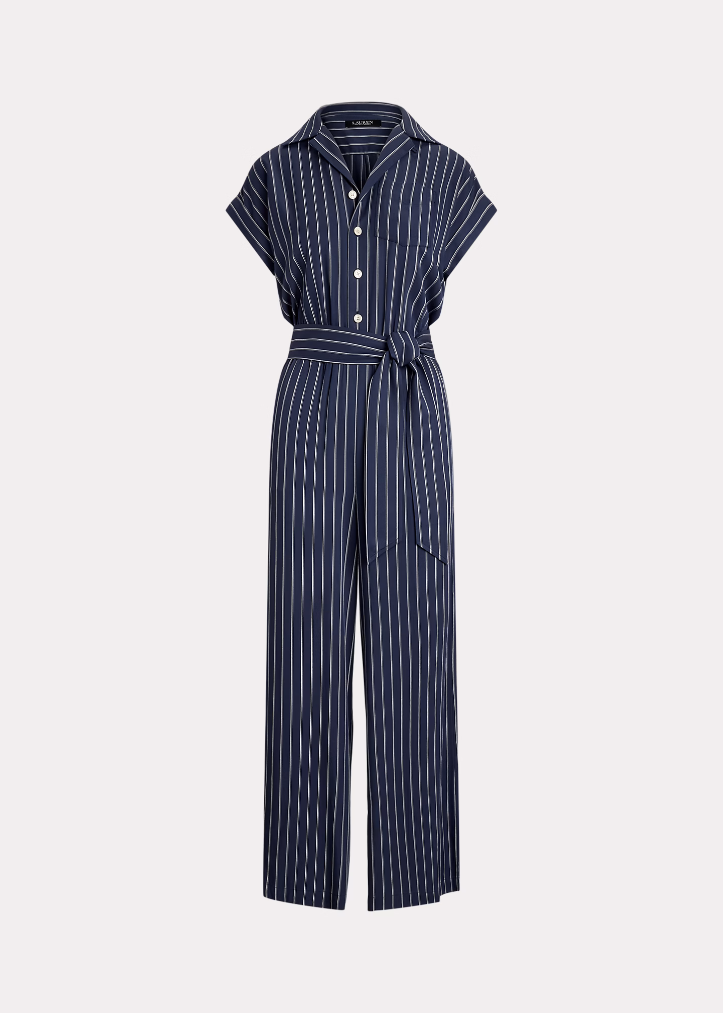 Gestreifter Jumpsuit mit weitem Bein - RALPH LAUREN OUTLET