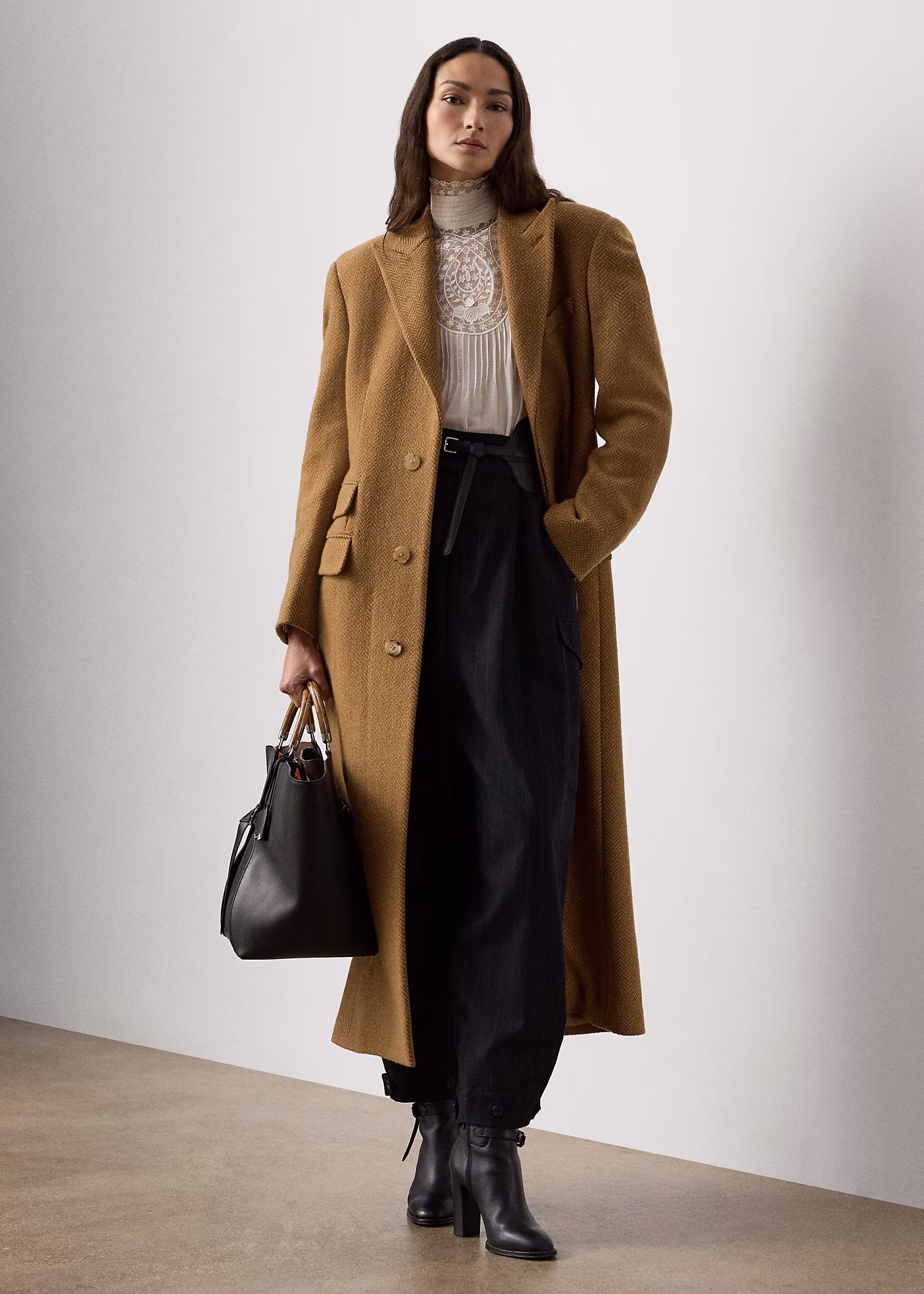 Flanellhose Houston mit Kreidestreifen - RALPH LAUREN OUTLET