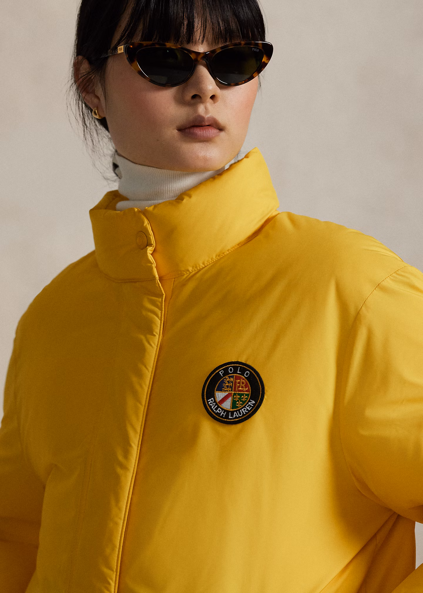 Daunengefüllte Pufferjacke mit Logo - RALPH LAUREN OUTLET