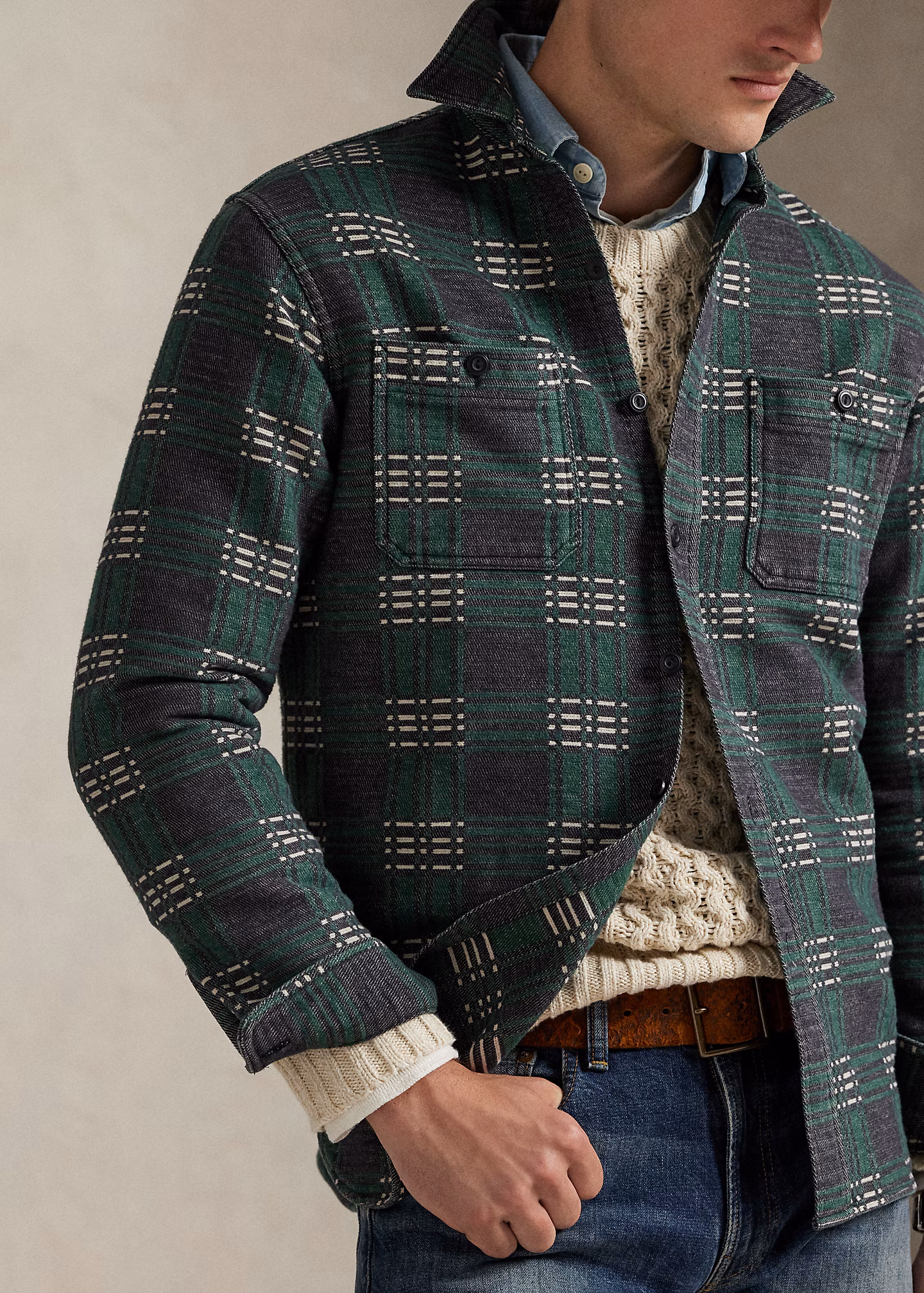 Classic-Fit Arbeitshemd aus Flanell - RALPH LAUREN OUTLET