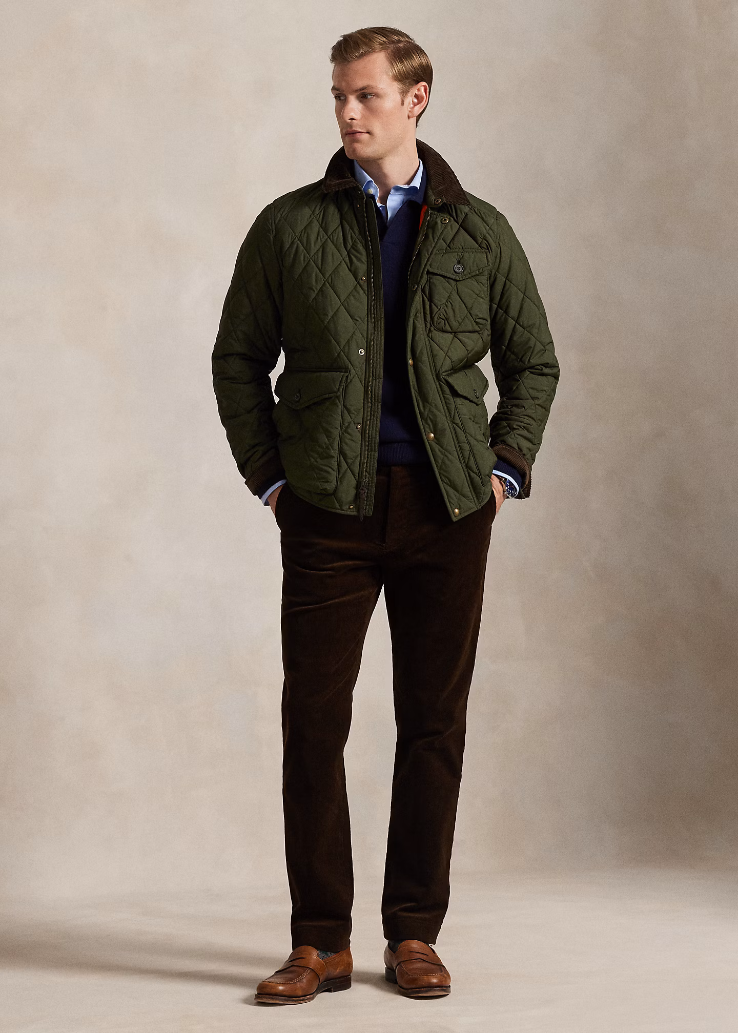 Wollpullover mit Johnny-Kragen - RALPH LAUREN OUTLET