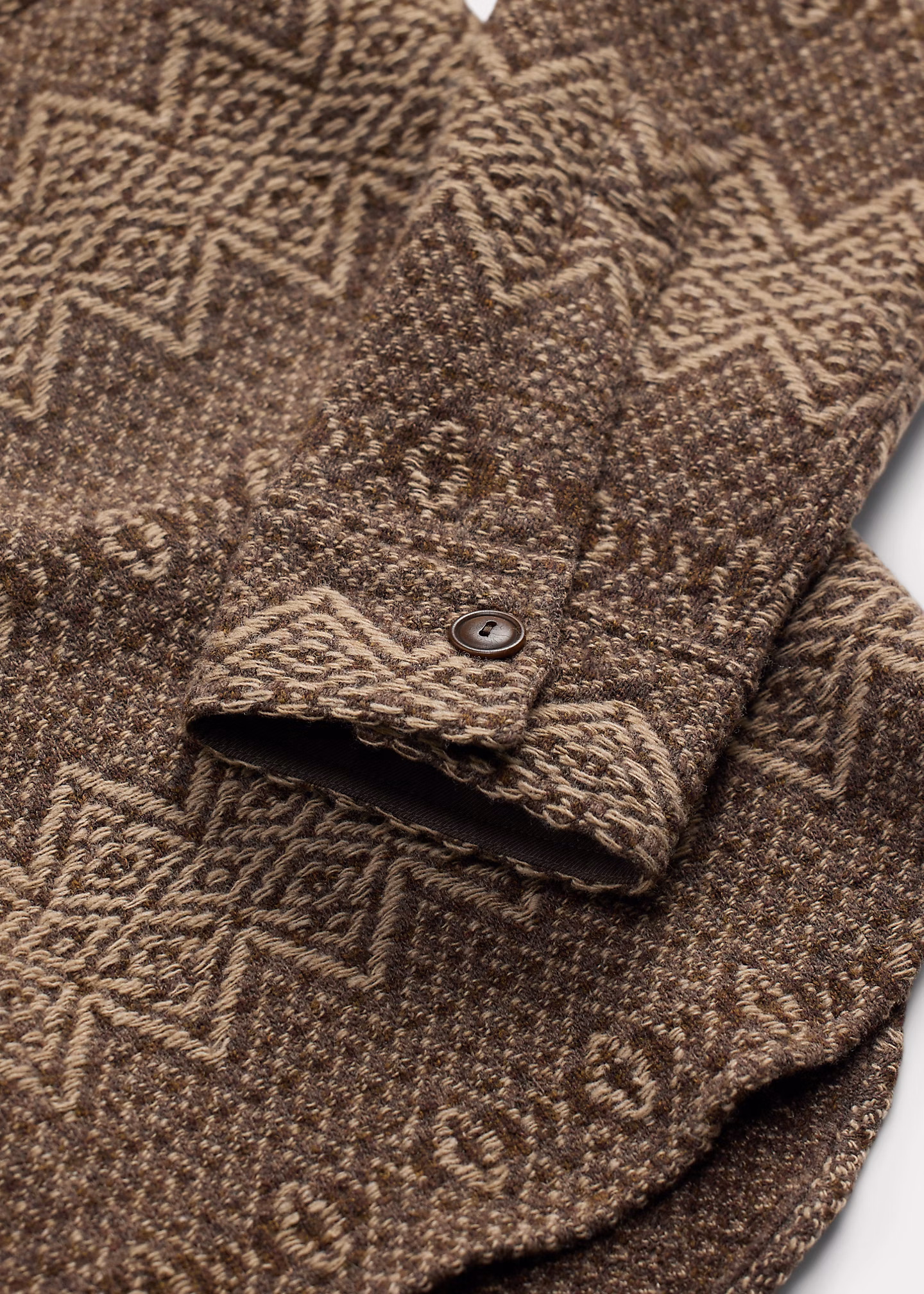 Arbeitshemd-Pullover aus Woll-Jacquard - RALPH LAUREN OUTLET