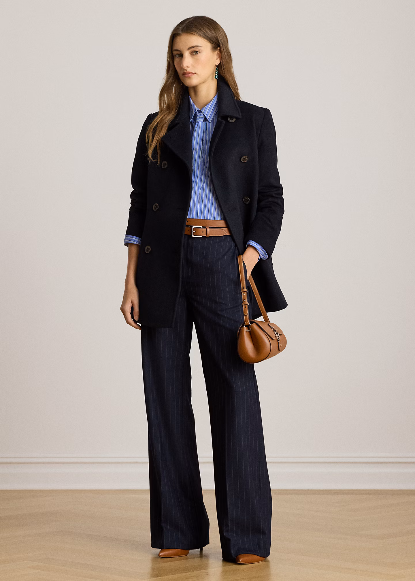 Zweireihiger Mantel mit Gürtel - RALPH LAUREN OUTLET