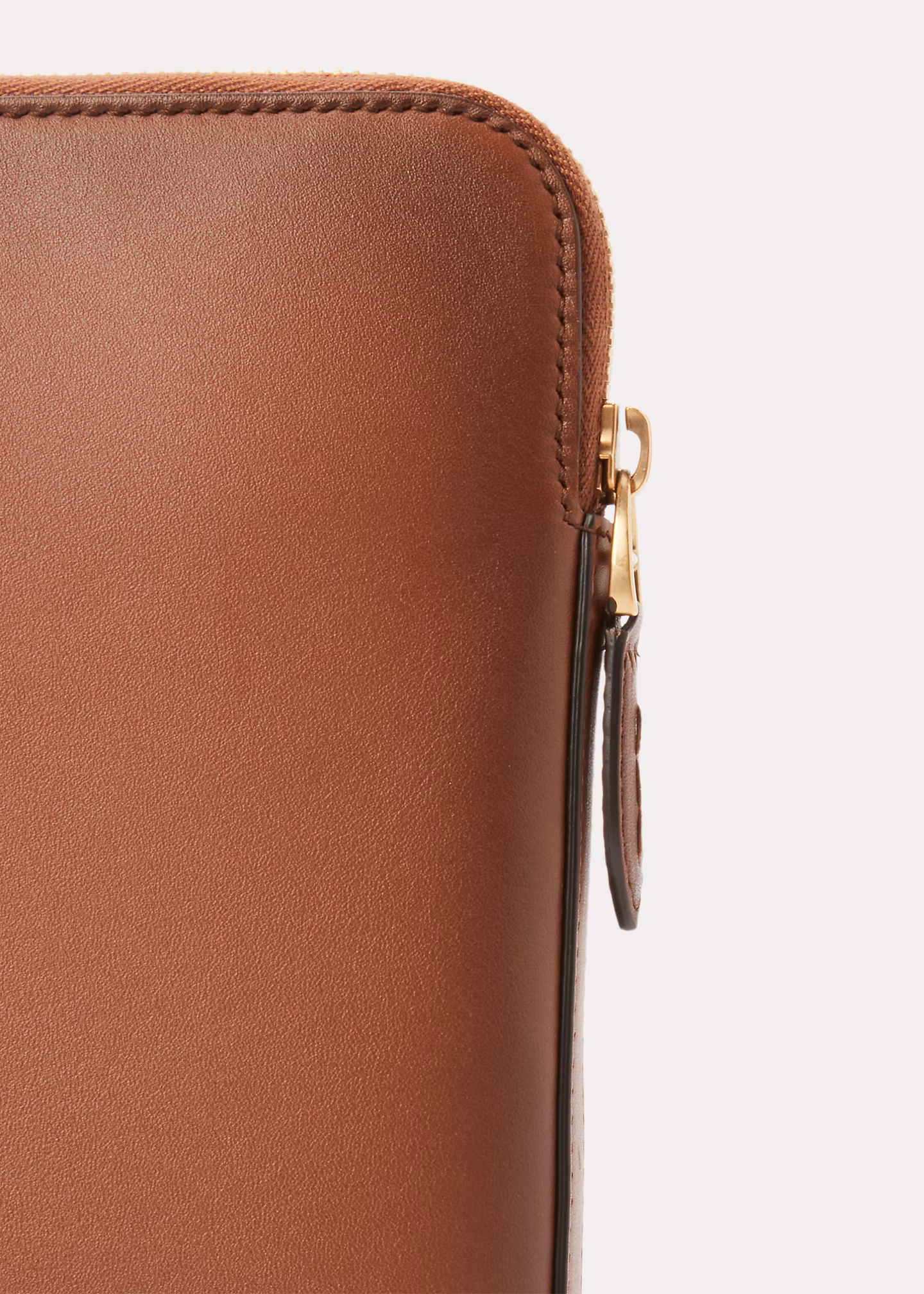 Techniktasche aus poliertem Kalbsleder - RALPH LAUREN OUTLET