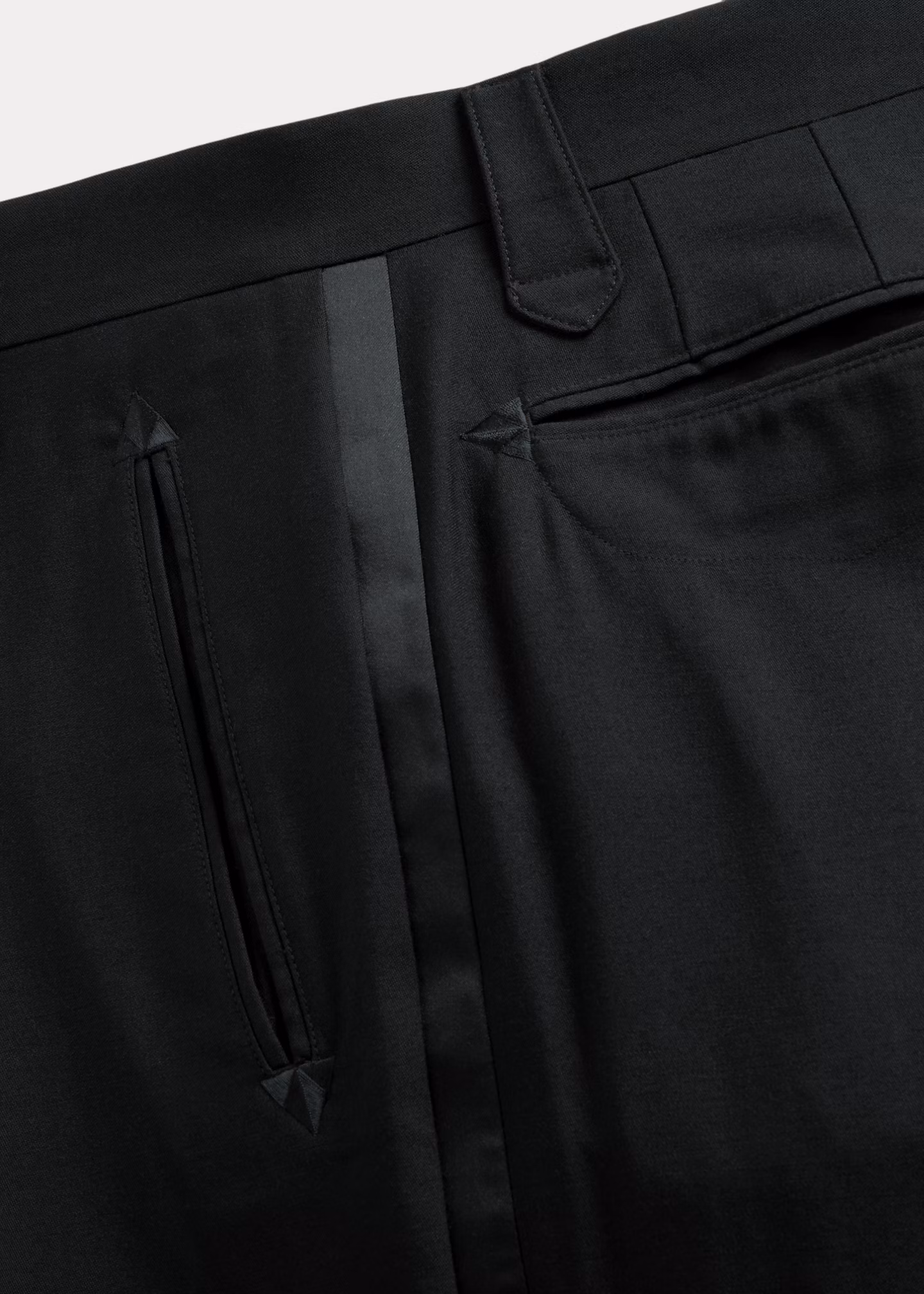 Slim-Fit Western-Smokinghose aus Wolle - RALPH LAUREN OUTLET