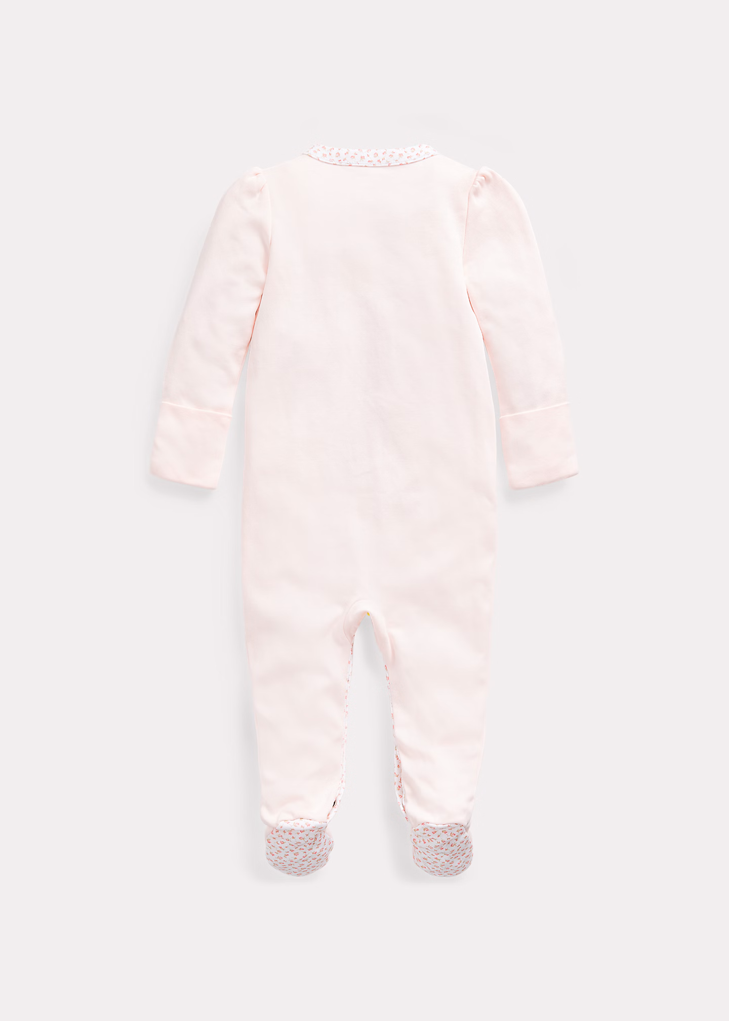 Baumwollstrampler mit Blumenbordüre - RALPH LAUREN OUTLET