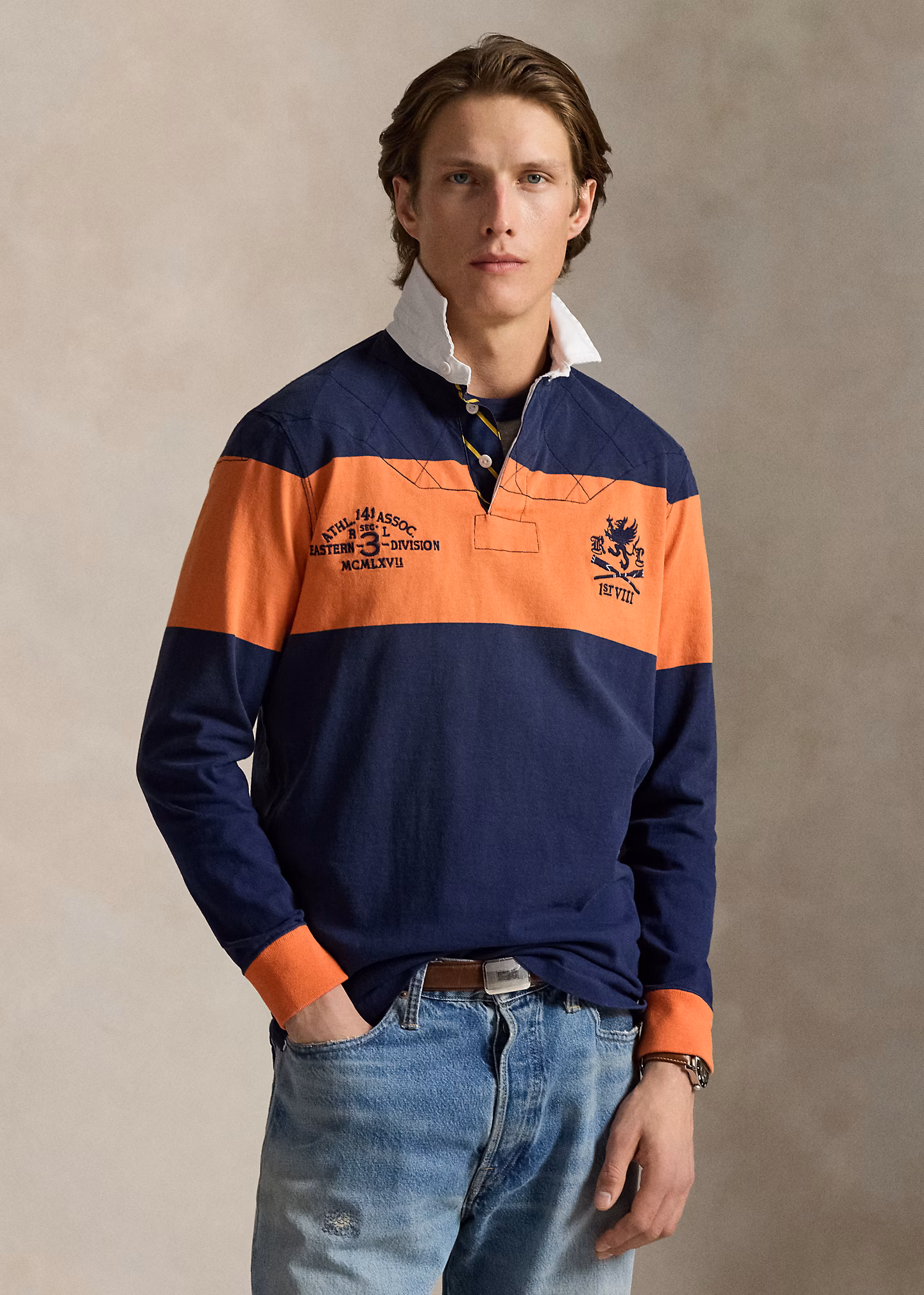 Classic-Fit Rugbyhemd mit Stickerei - RALPH LAUREN OUTLET