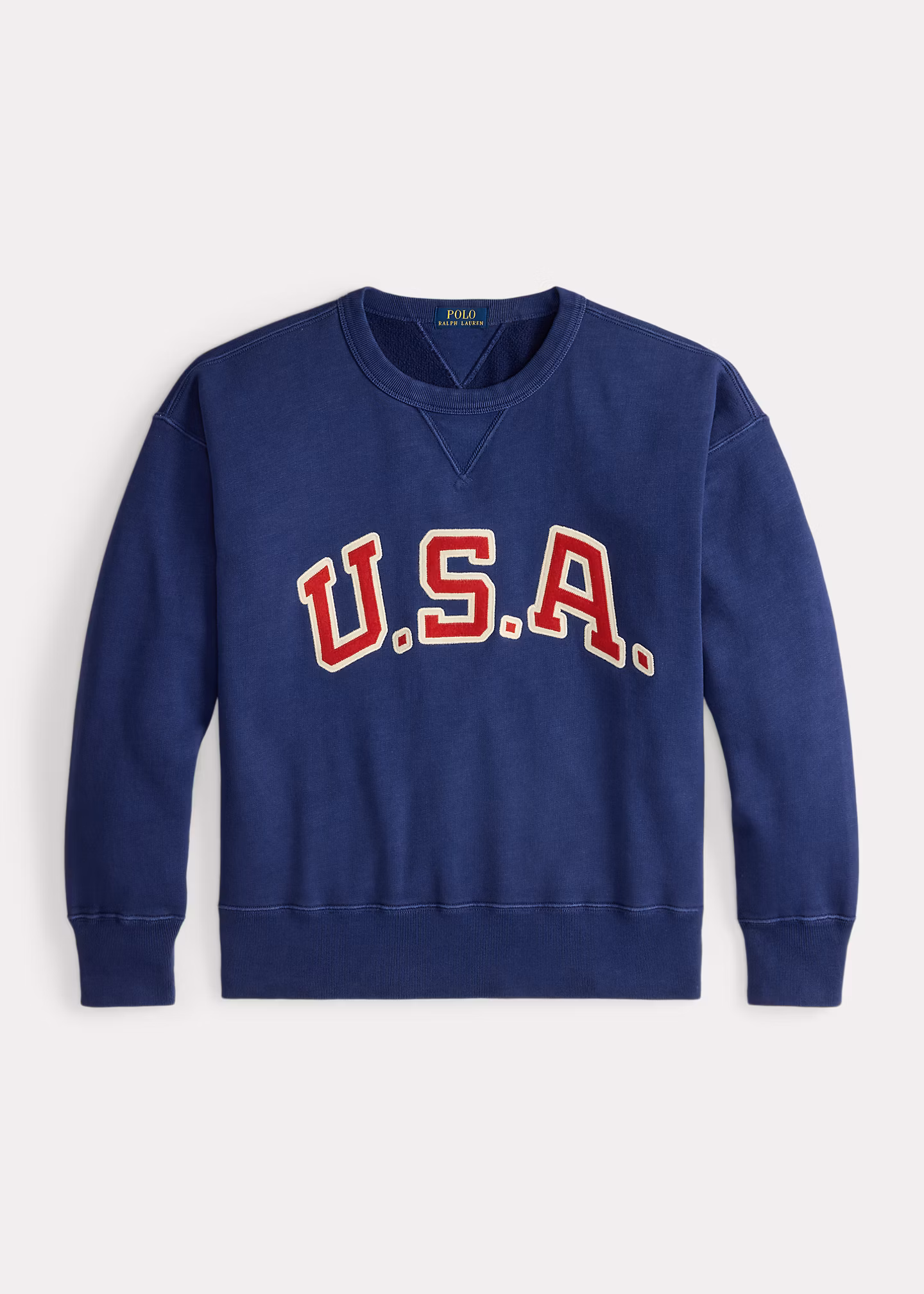 Vintage-Fit Rundhals-Sweatshirt USA - RALPH LAUREN OUTLET