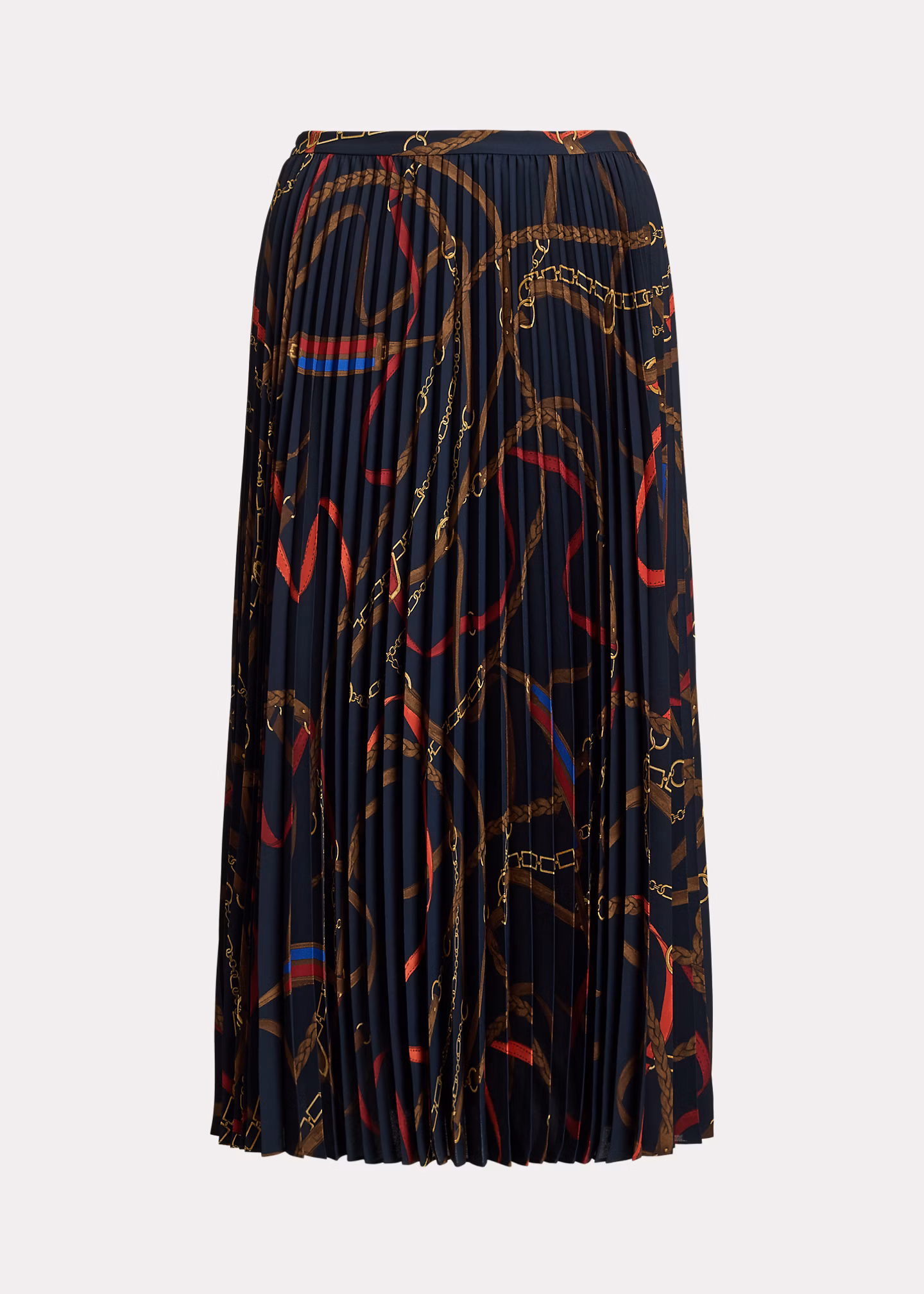 Georgette-Faltenrock mit Gürtelmuster - RALPH LAUREN OUTLET